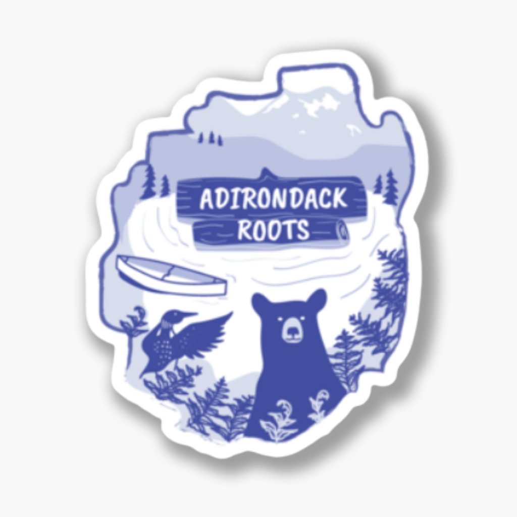 ADK Roots Stickers - Premium Vinyl Decals for Laptops, Water Bottles & DIY Crafts - Perfect for Home Decor, Gifts & Personalization