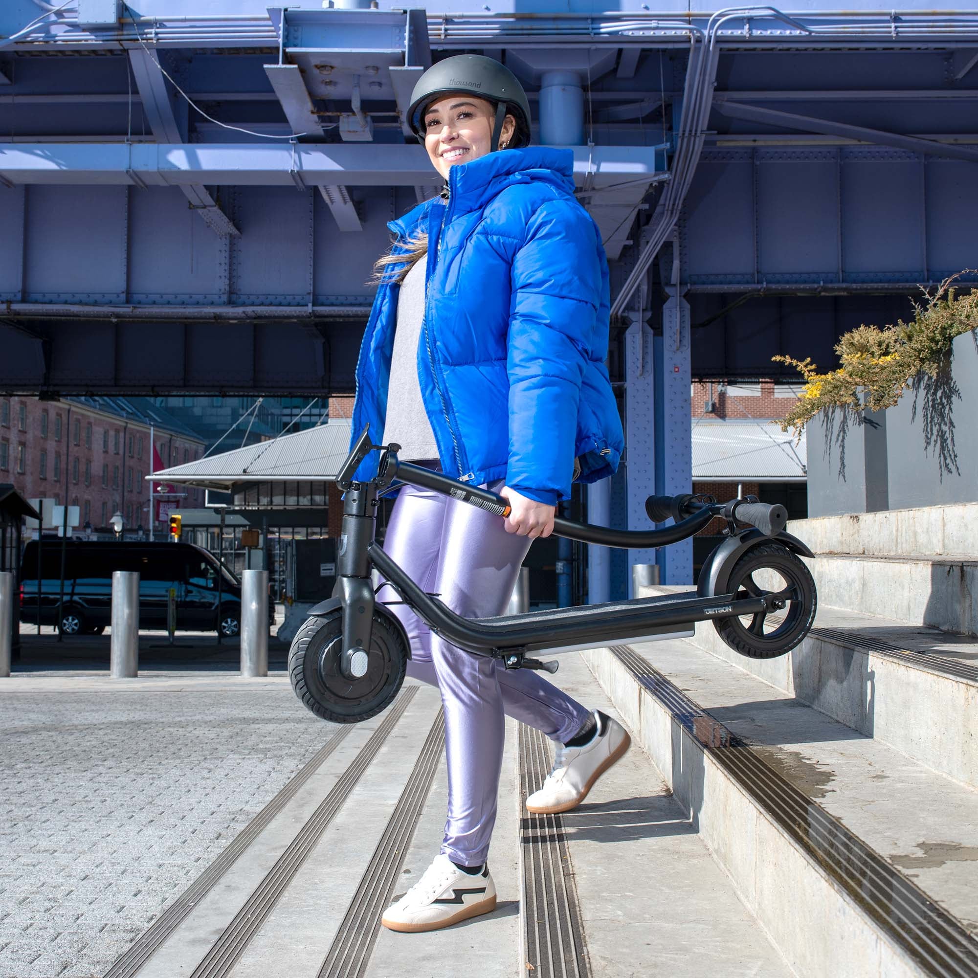 Ember Electric Scooter for Adults - 500W Motor, 18.6 MPH, 15.5 Mile Range - Foldable Commuter E-Scooter for Urban Travel, Campus, Last-Mile Transportation