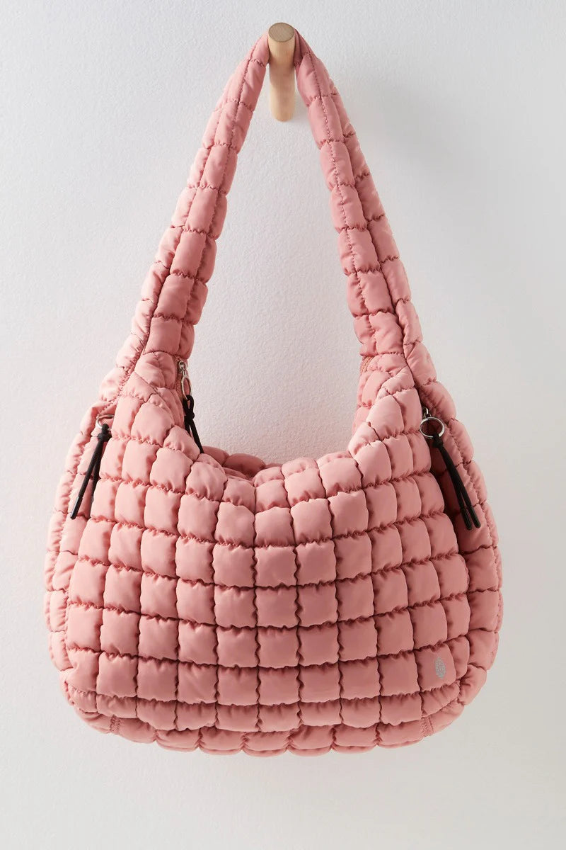 FP Movement Quilted Carryall Bag - Stylish & Durable Gym Tote for Women | Perfect for Workouts, Yoga, Travel & Everyday Use