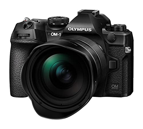 OM SYSTEM OM-1 Mirrorless Camera with M.Zuiko Digital ED 12-40mm f/2.8 PRO II Lens Kit - Professional Travel & Street Photography Bundle for Vloggers and Content Creators