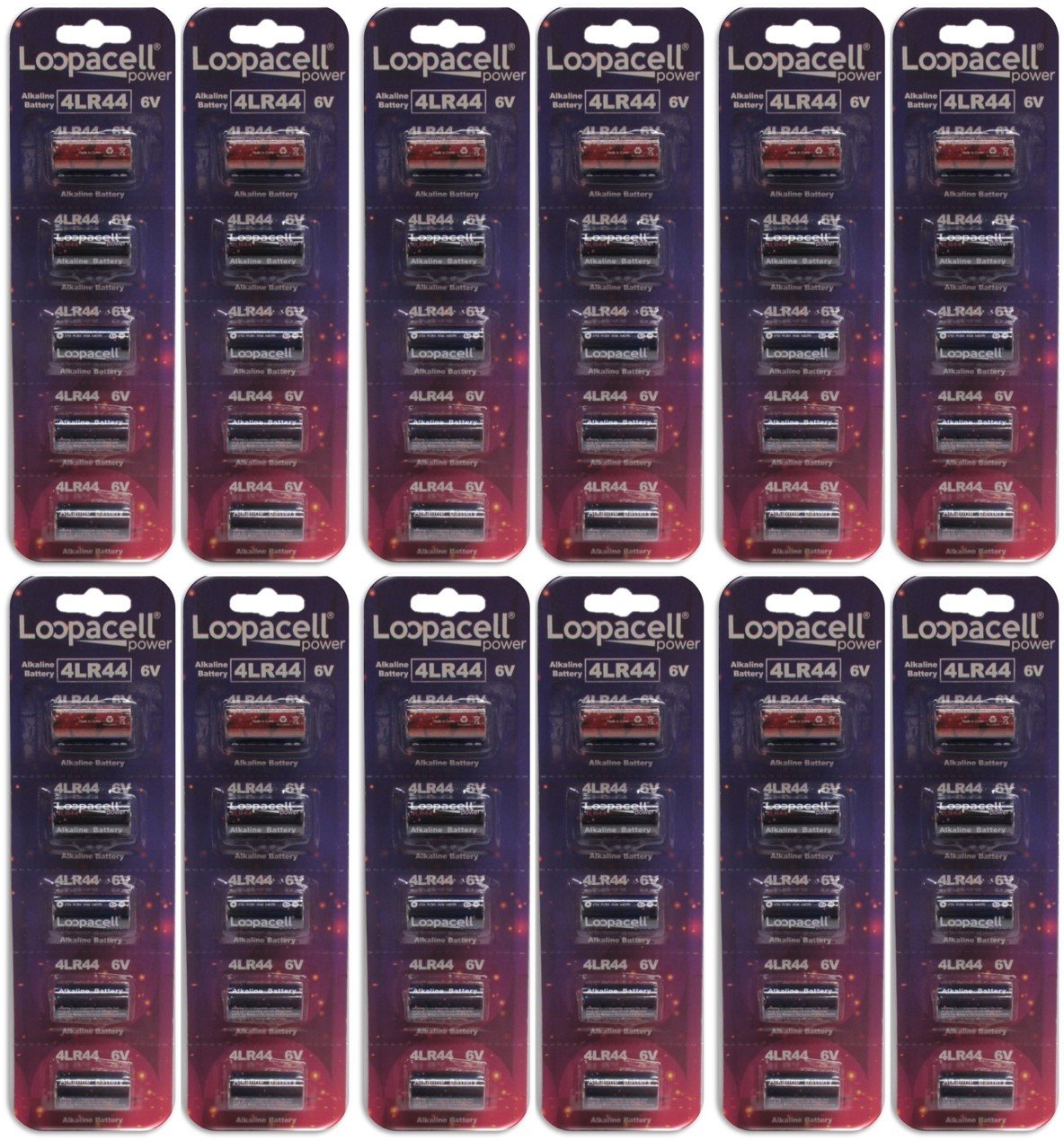 60 Pack 4LR44 L1325 PX28A 476A A544 28A Alkaline Batteries - Long Lasting Power for Cameras, Toys, Medical Devices & More