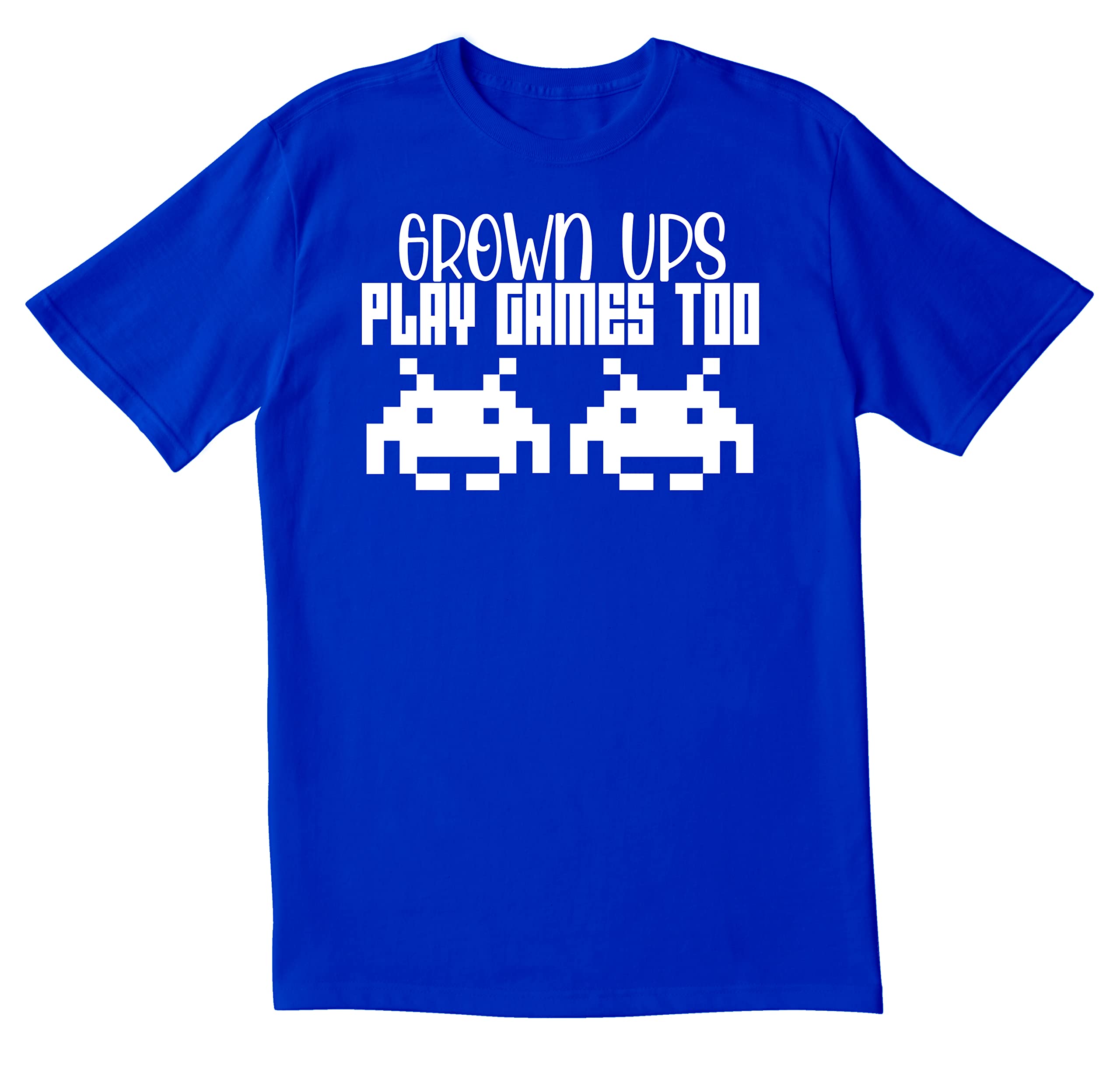 Play Games Too Novelty Sarcastic Funny Men's T-Shirt | Perfect for Gaming Nights & Casual Outings