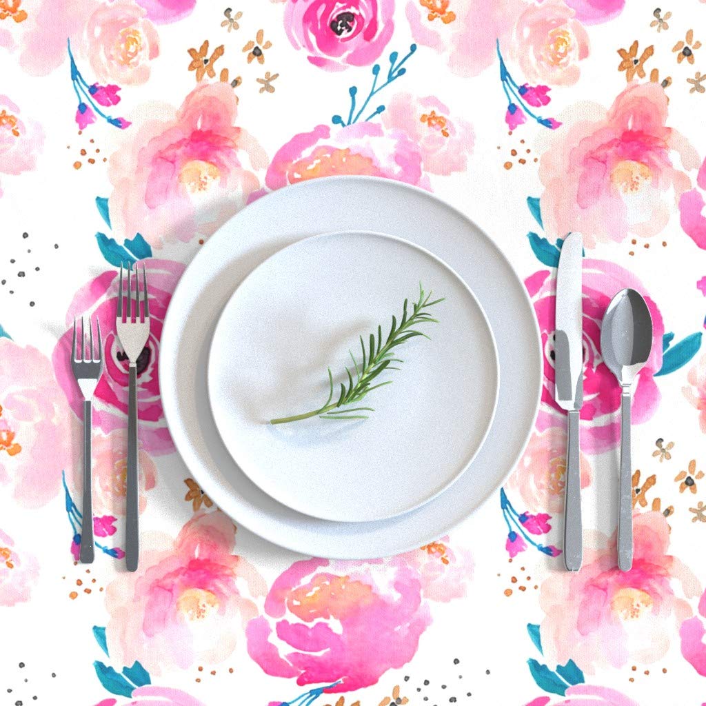 Custom Cotton Sateen Tablecloth 90