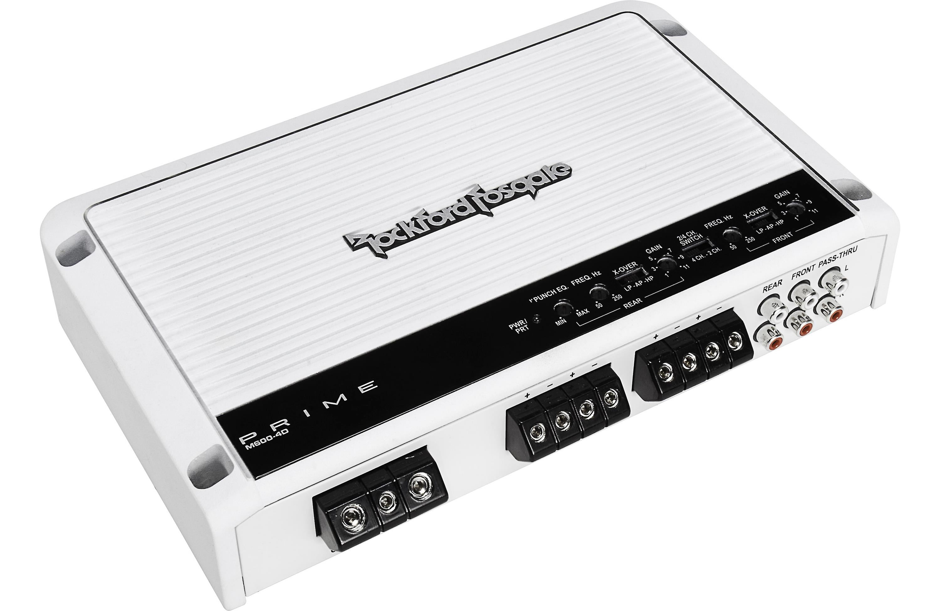 Rockford Fosgate M600 4D Marine Amplifier - 600W 4-Channel Waterproof Boat Stereo Amp for Marine Audio Systems | Perfect for Boats, Yachts & Watercrafts