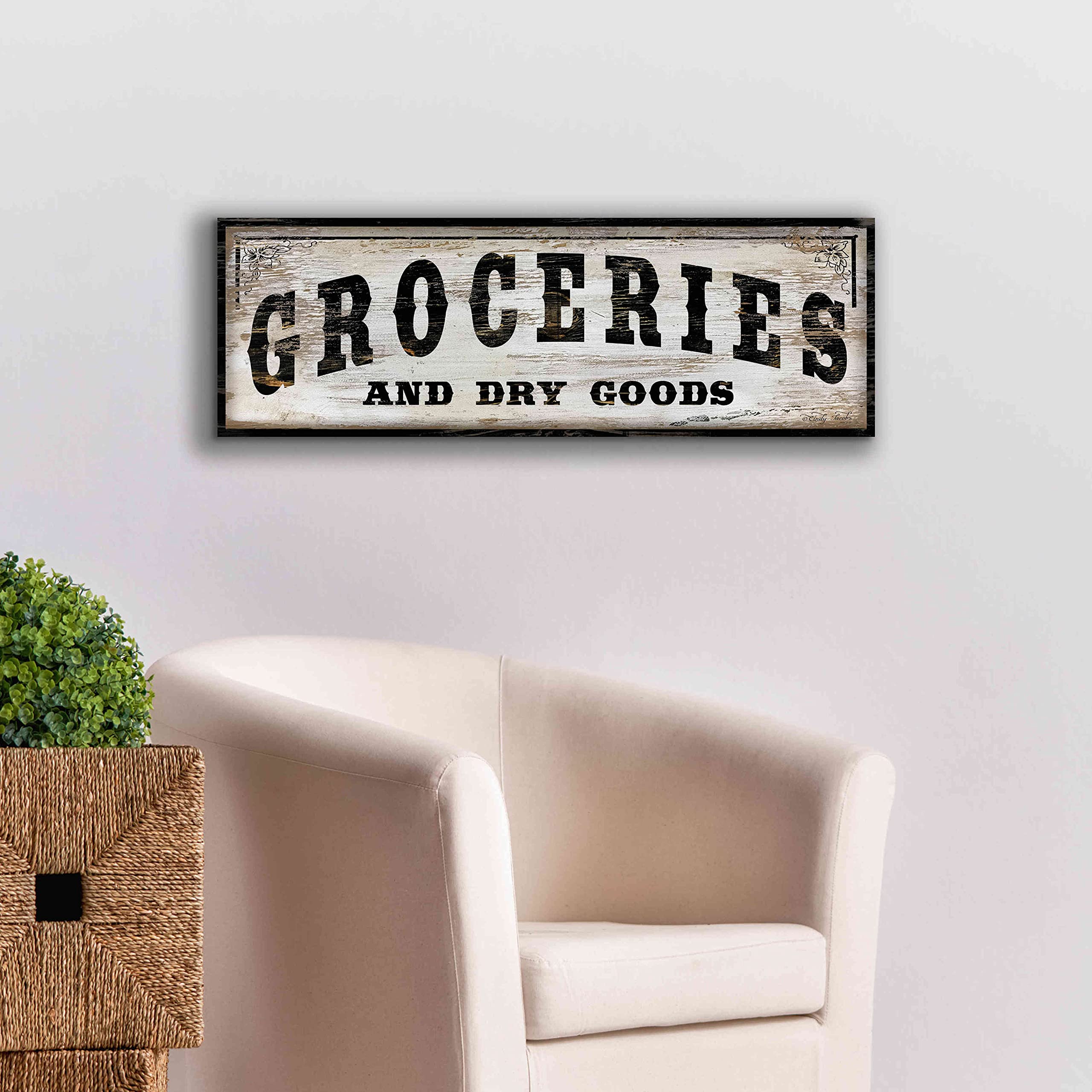 Epic Graffiti Groceries Canvas Wall Art 36x12