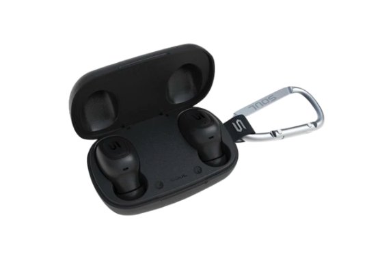 SOUL S Gear Universal True Wireless Bluetooth Earbuds - Black | Noise Cancelling, HD Sound, Long Battery Life for Workouts, Commuting & Travel