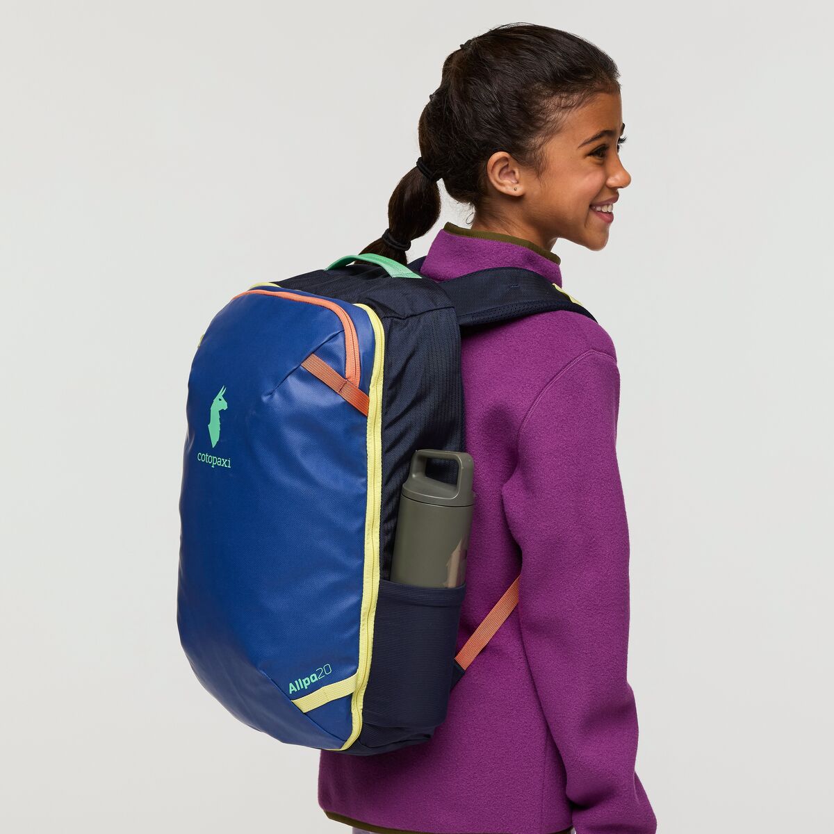 Cotopaxi Allpa Mini 20L Travel Backpack - Lightweight Carry-On Pack for Hiking & Air Travel | Water-Resistant Pacific/Maritime Design | Perfect for Weekend Trips & Commuting