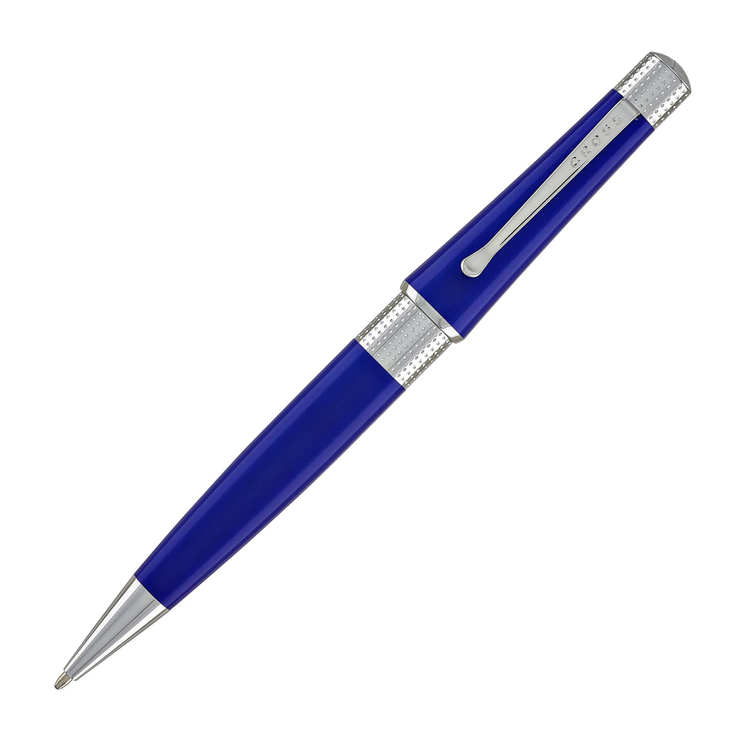 Premium Cross Beverly Ballpoint Pen - Dark Blue Ink, Smooth Writing, Elegant Design for Office, School & Gift Giving
