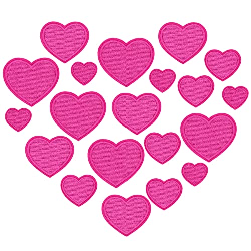 Rose-red Heart 20pcs