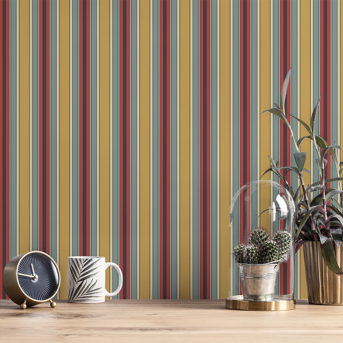 Multi Shepard Wallpaper - High-Quality Peel and Stick Removable Wallpaper for Home Decor | Perfect for Bedrooms, Living Rooms & Offices