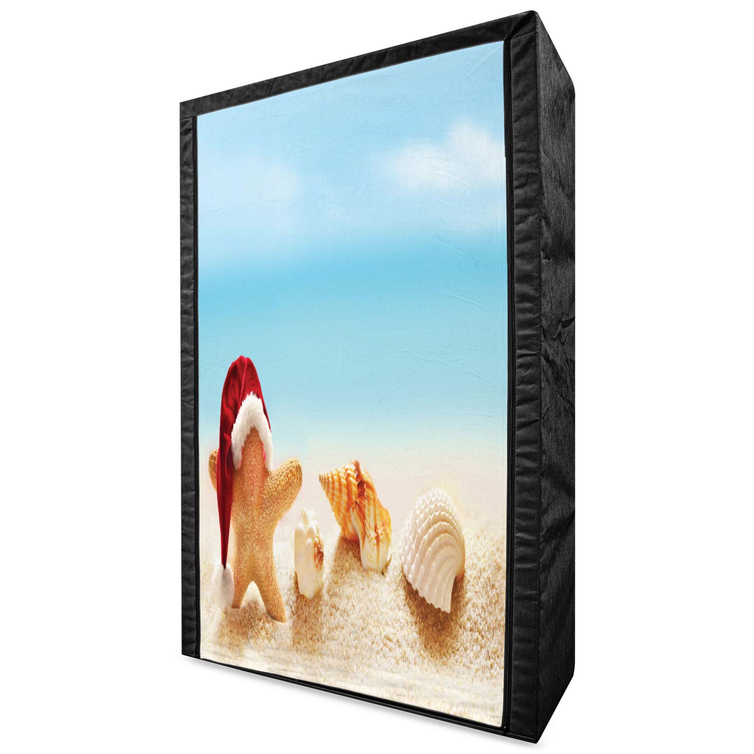Ambesonne Santa Portable Fabric Wardrobe - 42.5