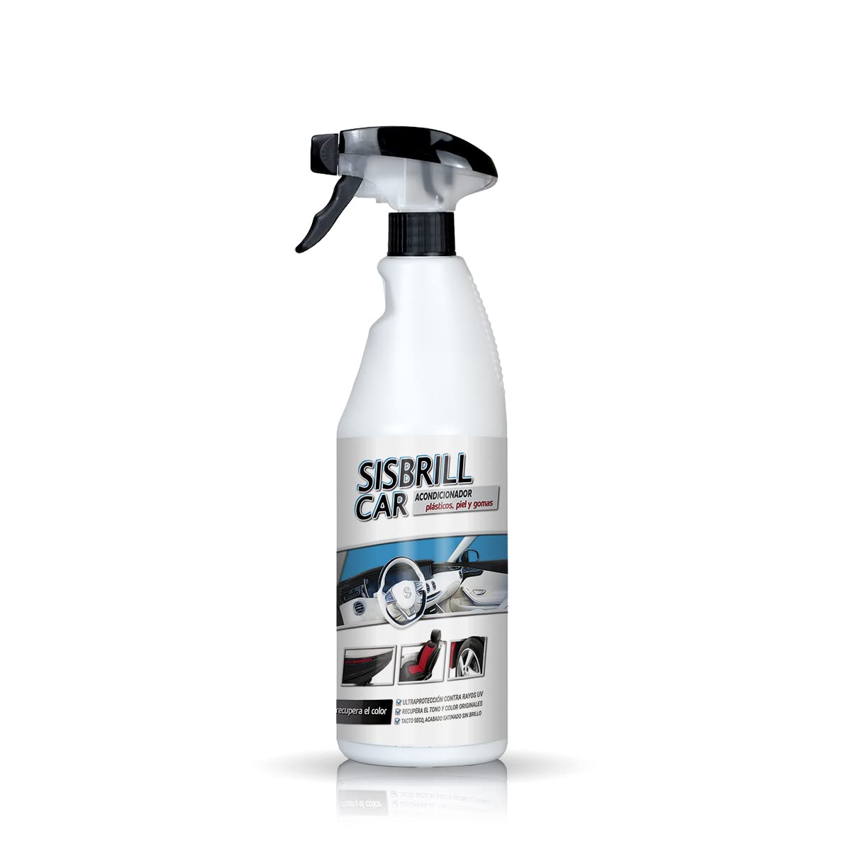 Premium Car Dashboard Plastic & Leather Conditioner - Satin Gloss Polish Spray Cream with Dry Touch Formula | Restores & Protects Interior Surfaces | Ideal for Cars, Trucks & SUVs