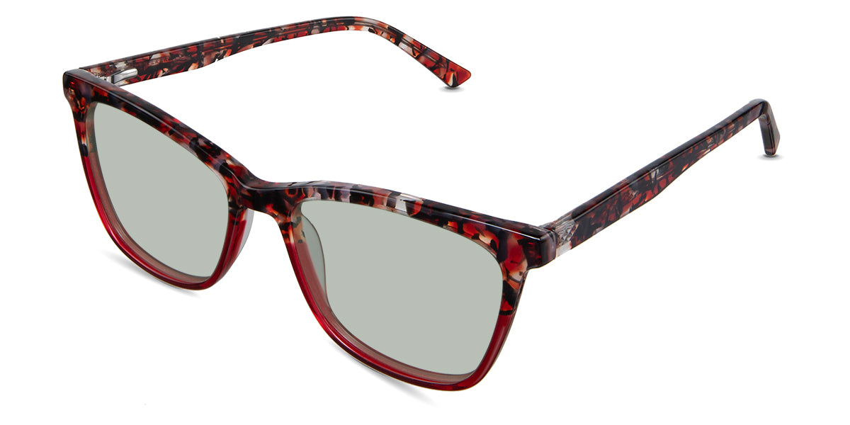 Paisley Print Women's Prescription Tinted Glasses - Stylish & UV Protection for Outdoor Activities, Driving, and Fashion Accessories