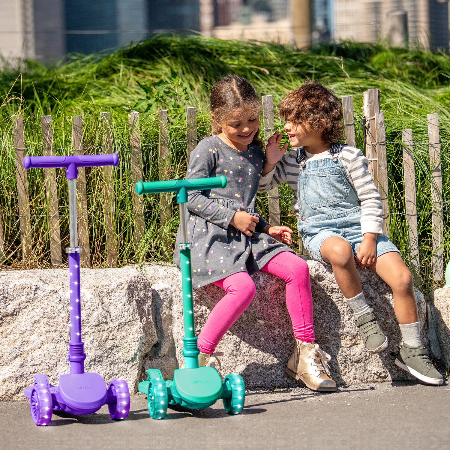 Nova Kick Scooter for Kids & Adults - Lightweight Folding Scooter with Adjustable Handlebar - Perfect for Commuting, School, and Outdoor Fun