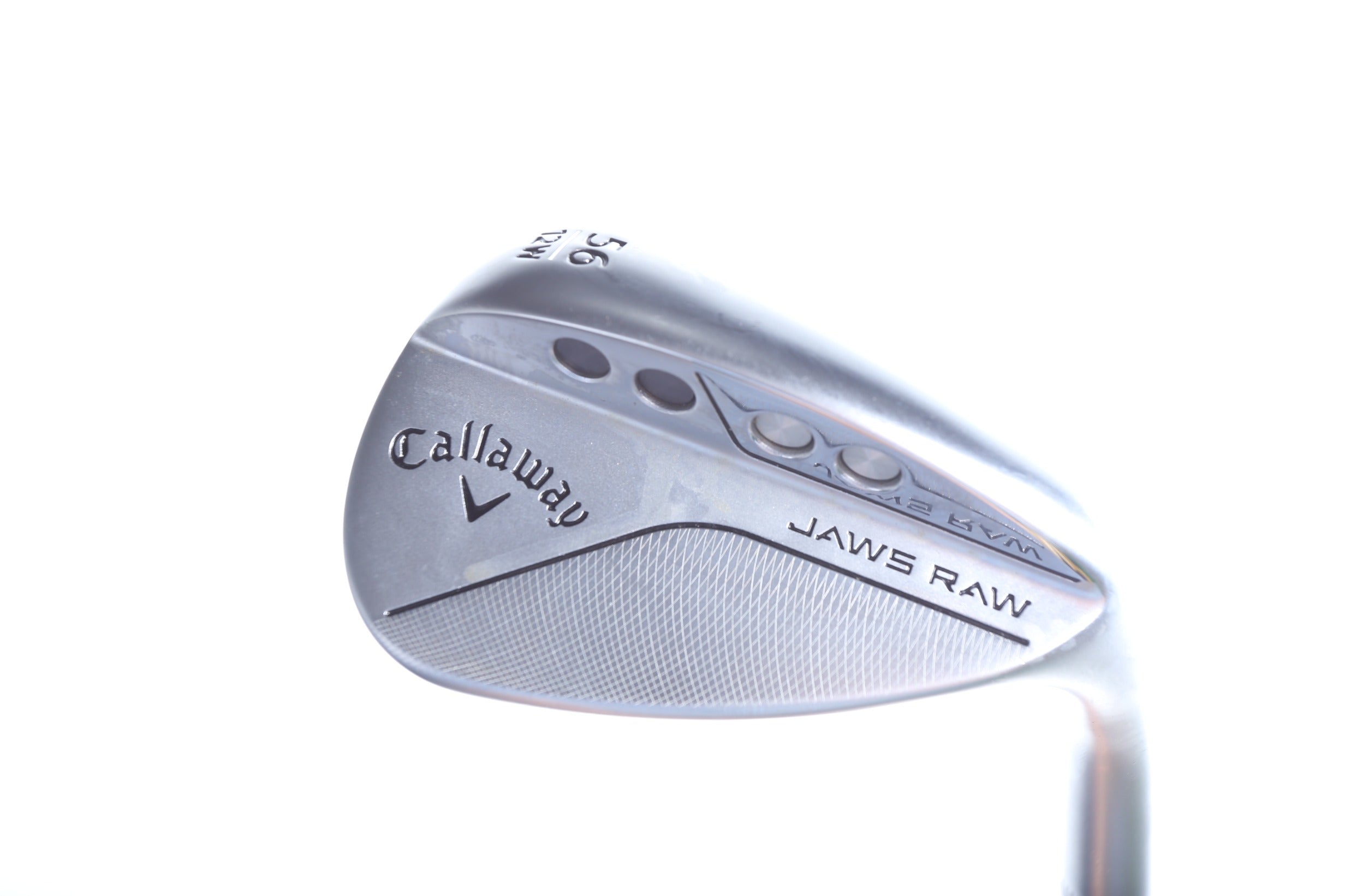 Used Callaway JAWS Raw Chrome Sand Wedge 56° Ladies Flex Right-Handed Golf Club - Perfect for Women's Short Game & Bunker Shots