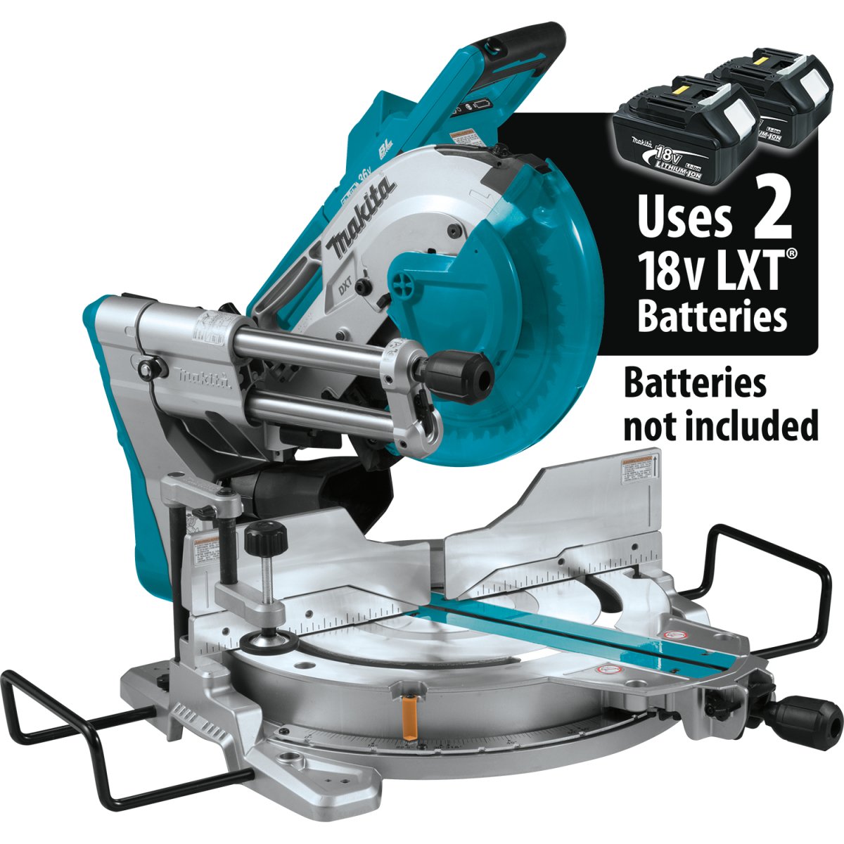 36V (18V X2) LXT Brushless 10-Inch Dual-Bevel Sliding Compound Miter Saw with AWS and Laser - Perfect for Woodworking, Carpentry, and DIY Home Improvement Projects