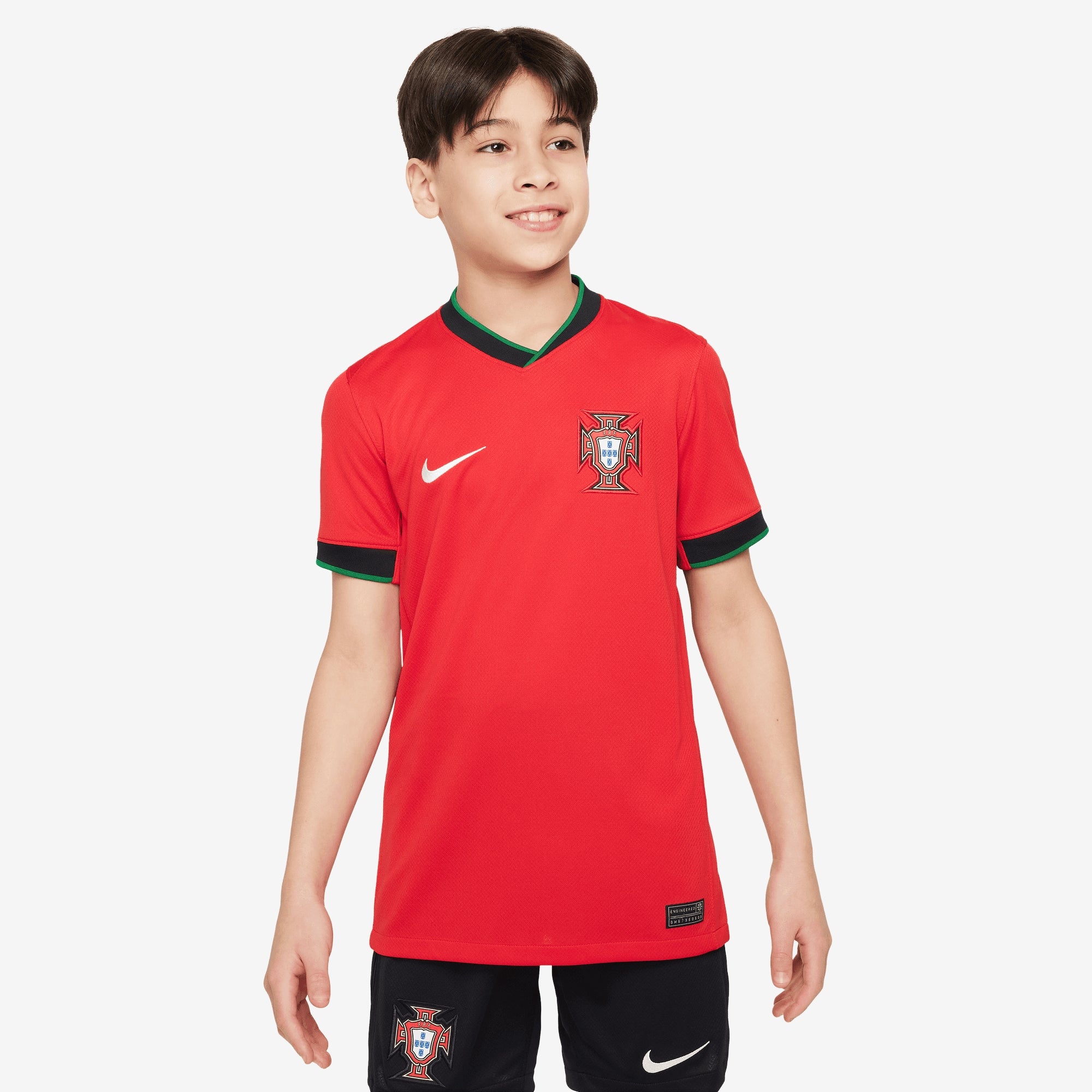 Nike Portugal Men's National Team 2024/25 Home Jersey - Authentic Soccer Jersey for Fans & Players - Perfect for Matchdays, Training & Casual Wear