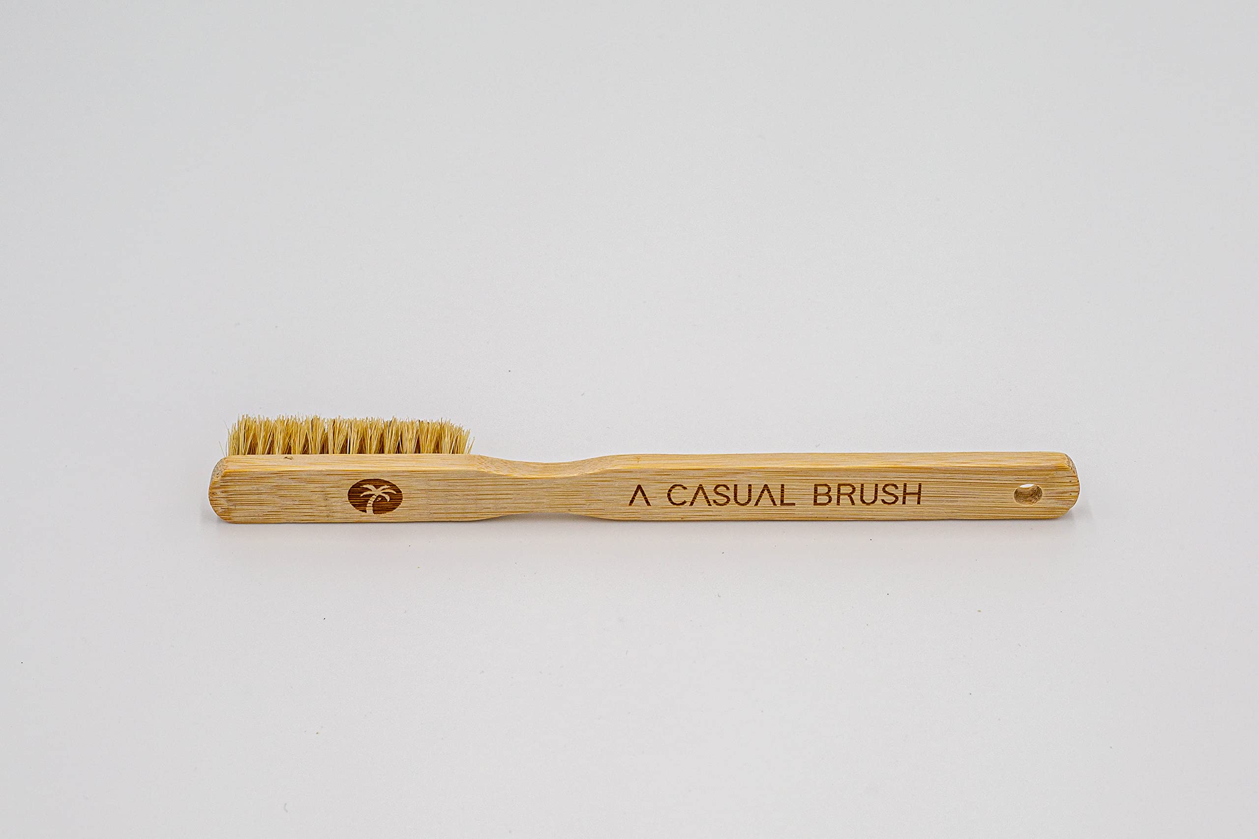 Premium Natural Boar Bristle Hair Brush with Bamboo Handle - Gentle Detangling & Styling for All Hair Types - Perfect for Home, Travel & Salon Use