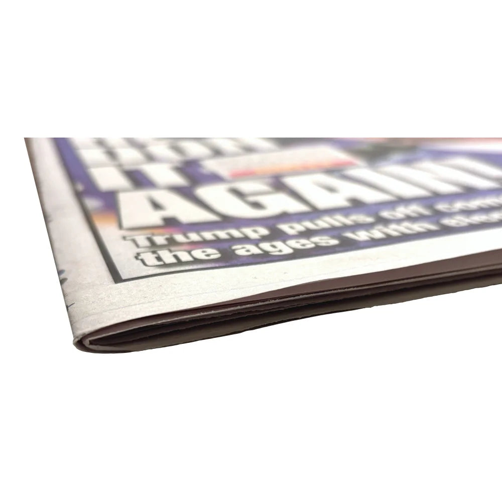 Donald Trump Framed 2024 Presidential Election NY Post Newspaper - November 6th Edition with Facsimile Autograph | Political Memorabilia for Home or Office Decor