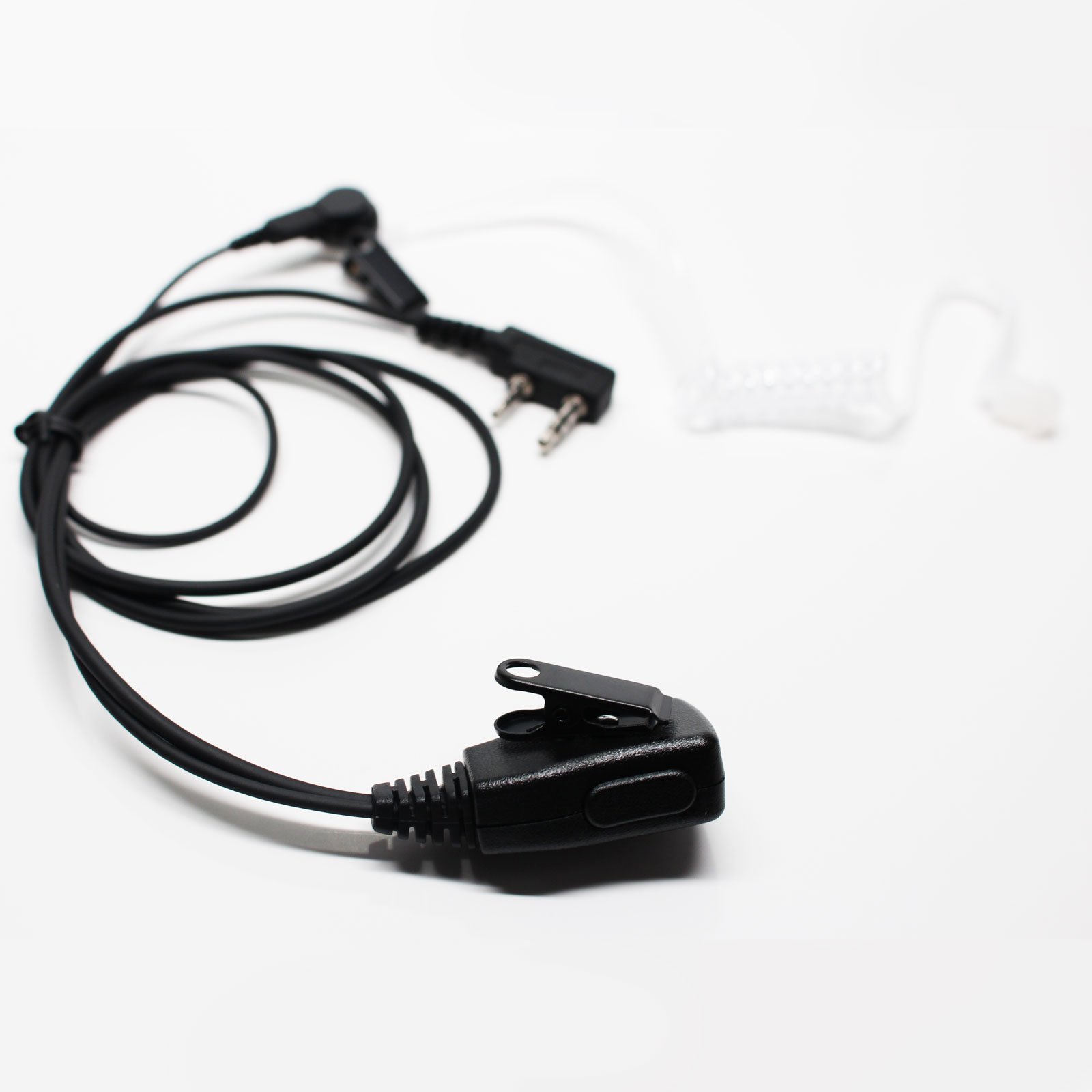 Upstart Replacement Battery & FBI Earpiece with PTT Microphone for Kenwood TK-3312 Radio - Acoustic Earphone Headset for Security Guards, Surveillance & Law Enforcement - Compatible with Kenwood TK-3312 Two-Way Radios (Ideal for Security Patrols, Event Staff & Emergency Responders)