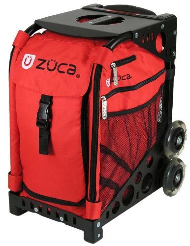 Zuca Bag Chili (Black Frame) - Durable & Stylish Rolling Backpack for Travel, Sports & School - Perfect for Skaters, Athletes & Students