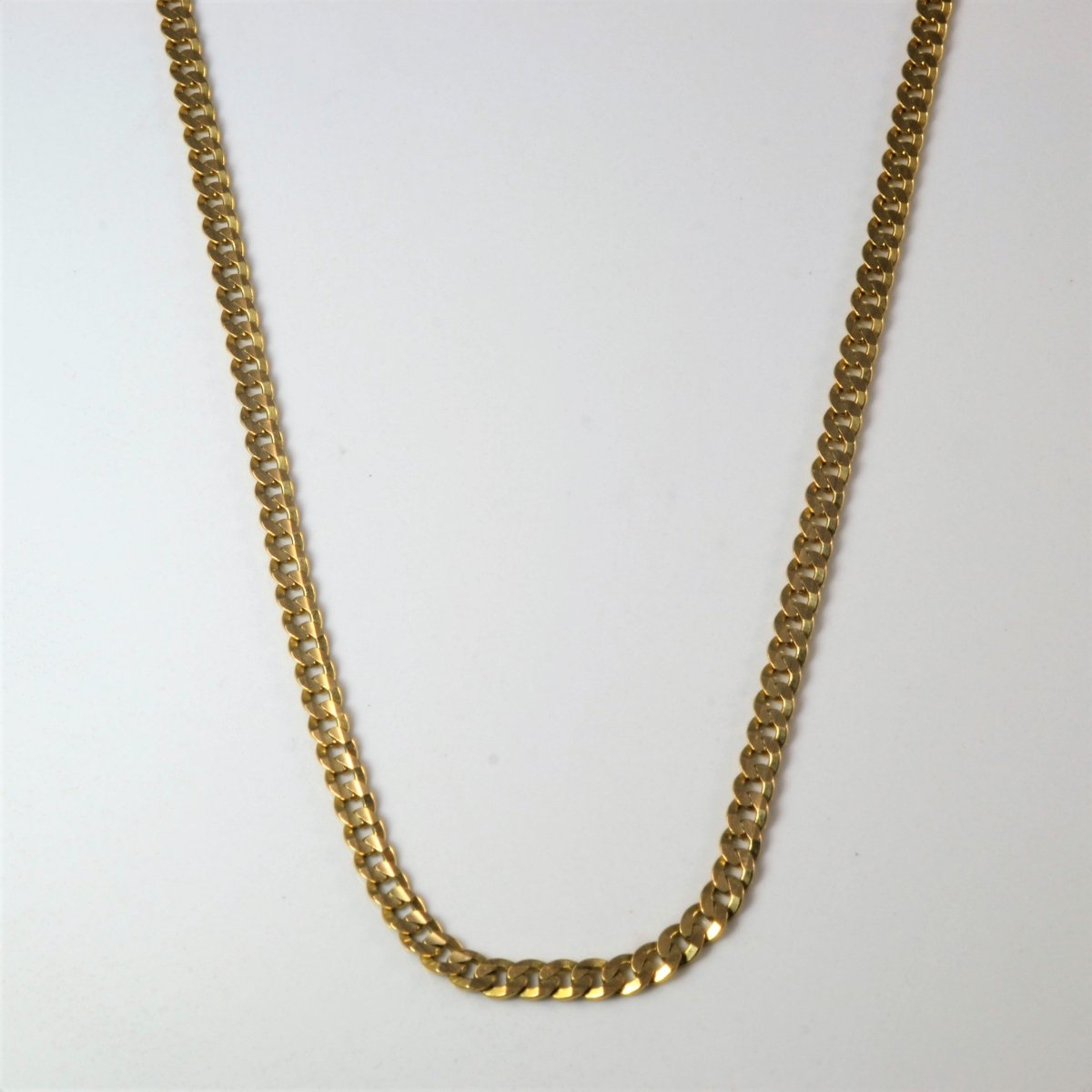 10K Yellow Gold Cable Link Chain Necklace - 18.5 Inches Solid Gold Rope Chain for Men & Women - Perfect for Layering, Gift Giving, and Everyday Wear
