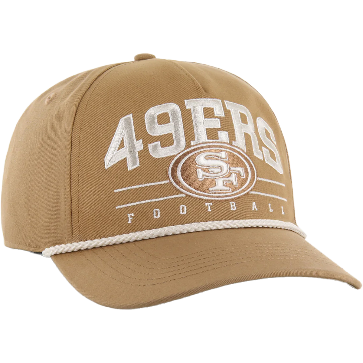 San Francisco 49ers Roscoe Rope 47 Hitch - Premium Trucker Hitch for Secure Cargo Transport - Perfect for Towing, Camping & Outdoor Adventures