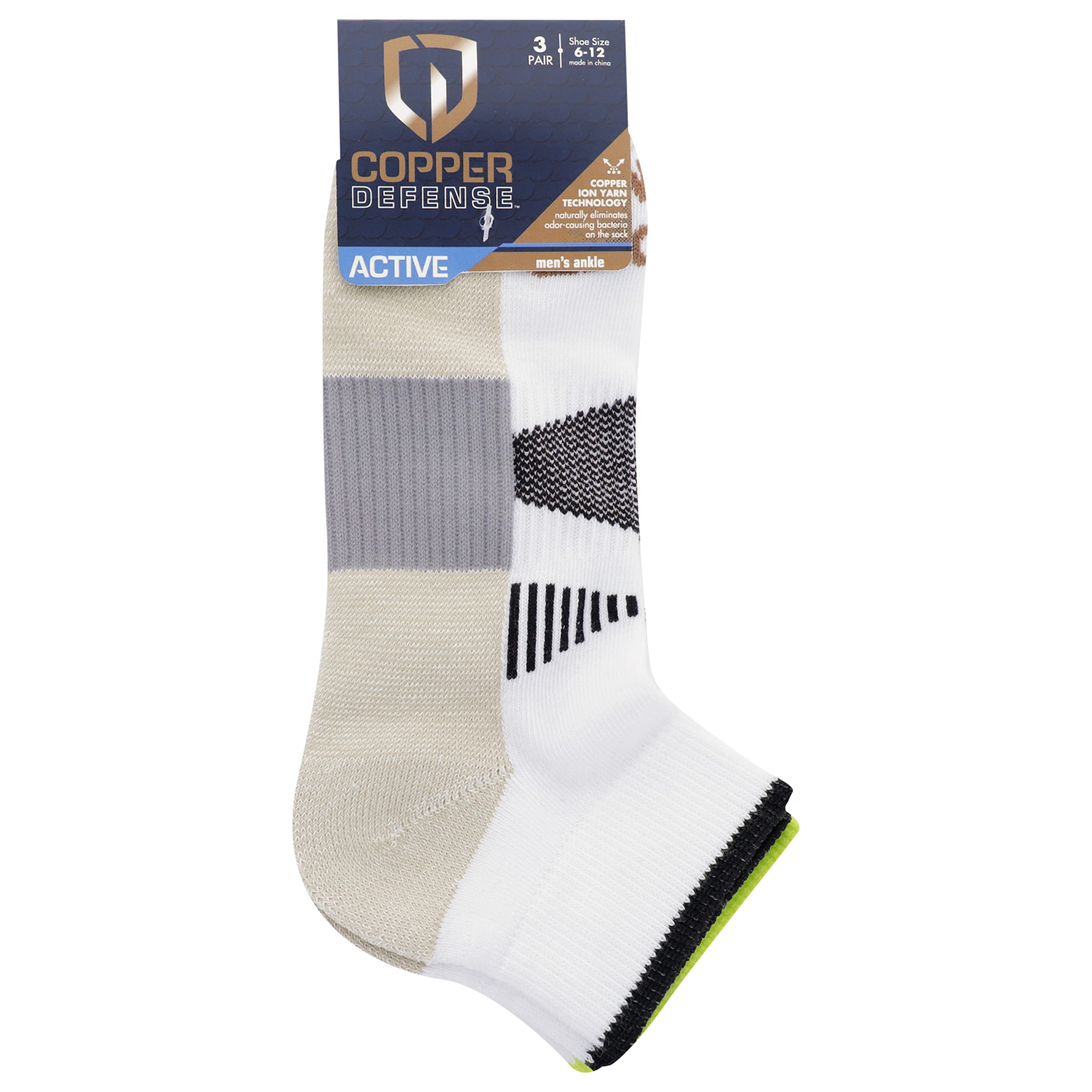 Men's Core Socks - Premium Cotton Athletic Socks for Running, Hiking & Everyday Wear - Breathable Cushioned Socks for Sports & Casual Outfits