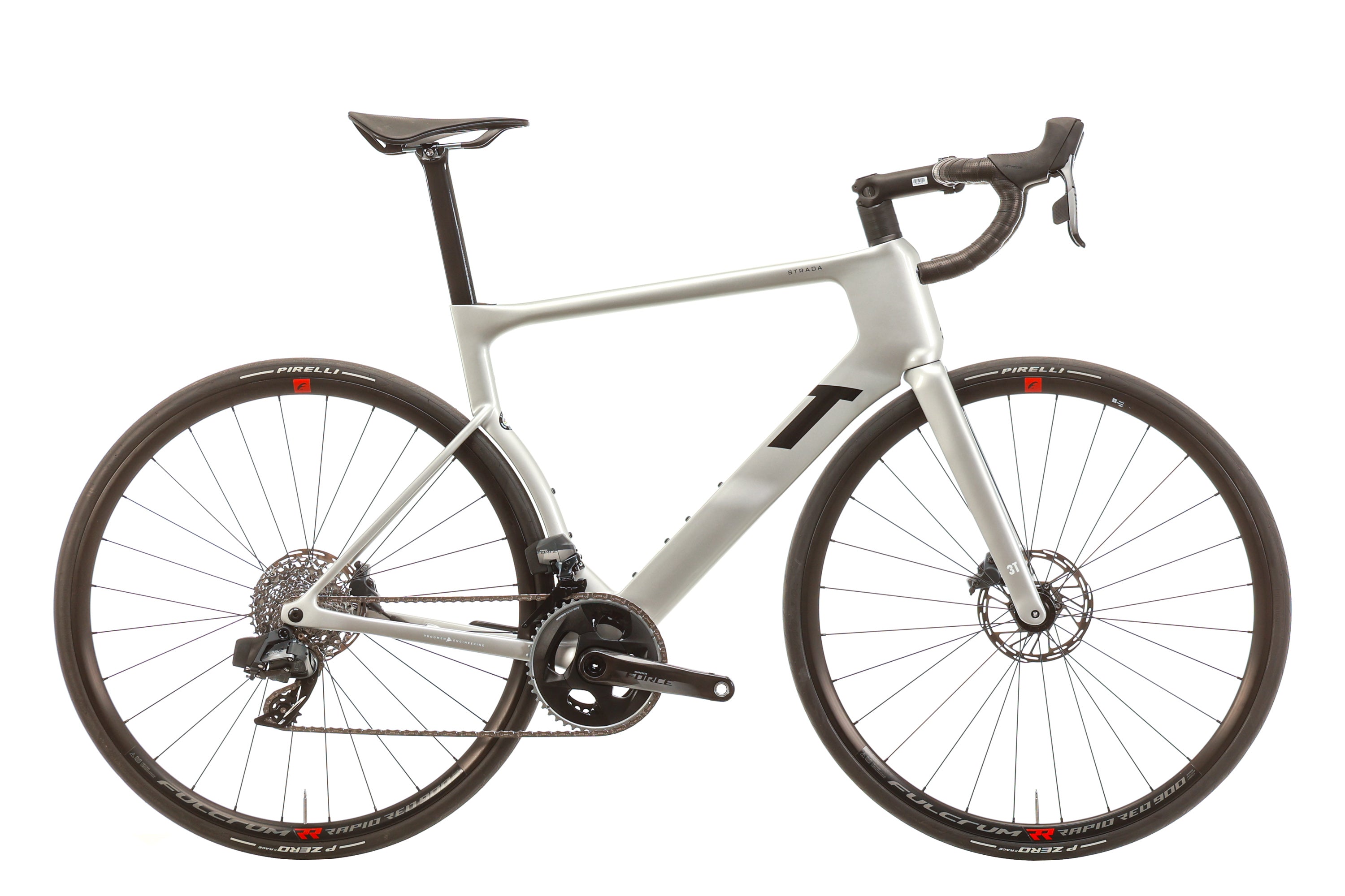 2023 3T Strada Force AXS Road Bike - Large Size | High-Performance Carbon Frame, Wireless Shifting | Perfect for Racing, Endurance & Long-Distance Cycling