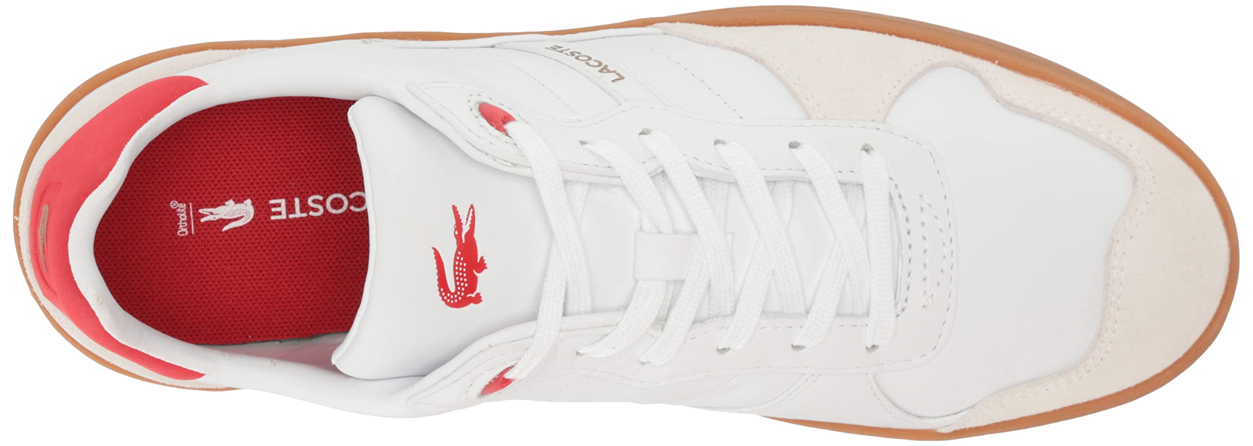 Lacoste Women's Perf-Shot Sneakers - Comfortable Casual White Tennis Shoes for Women | Perfect for Walking, Gym, and Everyday Wear