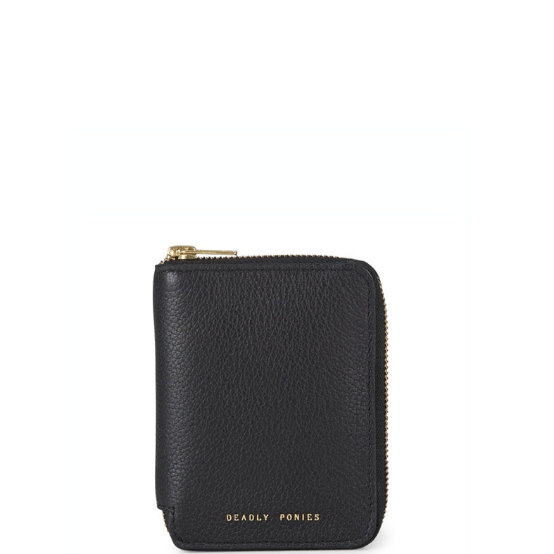 Mini RFID Blocking Wallet for Men - Slim Compact Card Holder with Money Clip - Perfect for Travel, Business & Everyday Use (Black)
