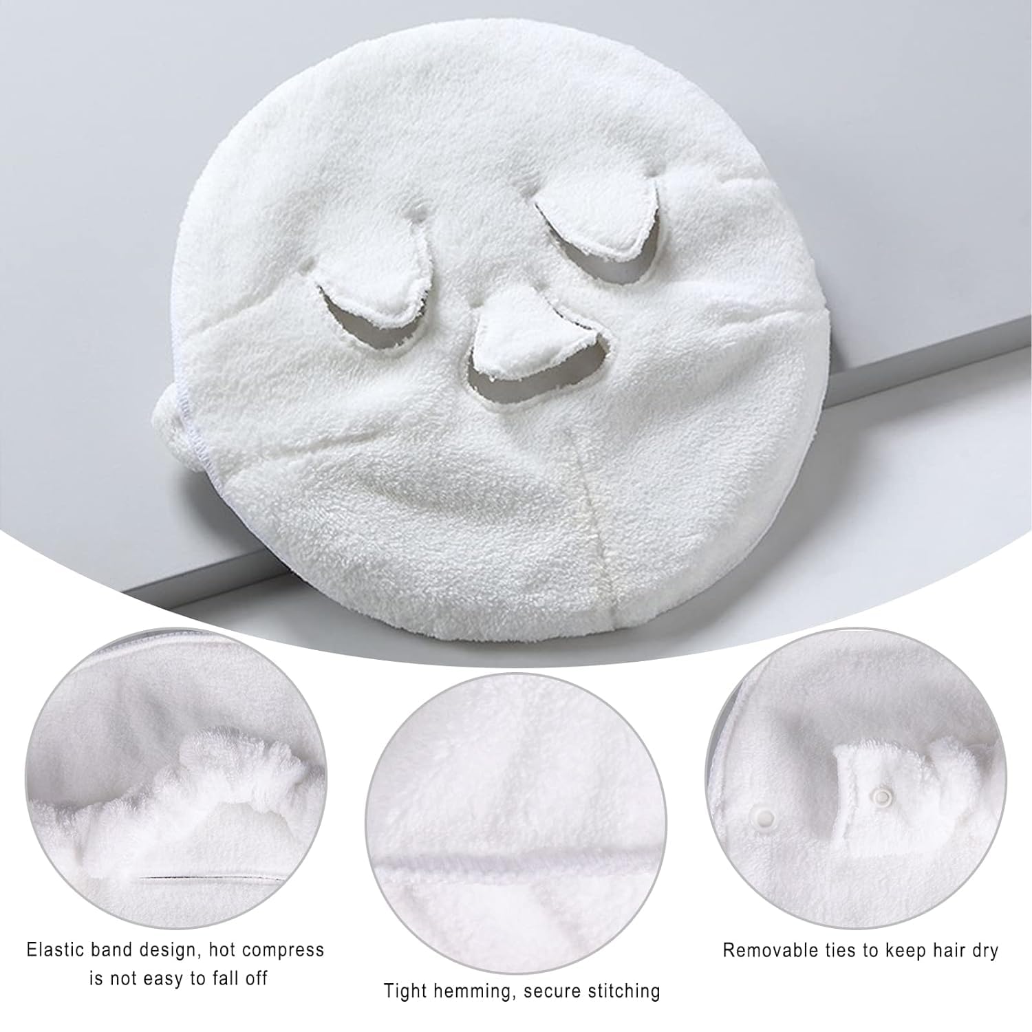 NVF Reusable Spa Face Towels for Hot & Cold Therapy | Anti-Aging Moisturizing Facial Beauty Towel | Perfect for Facial Steaming, Skincare Routine & Relaxation at Home