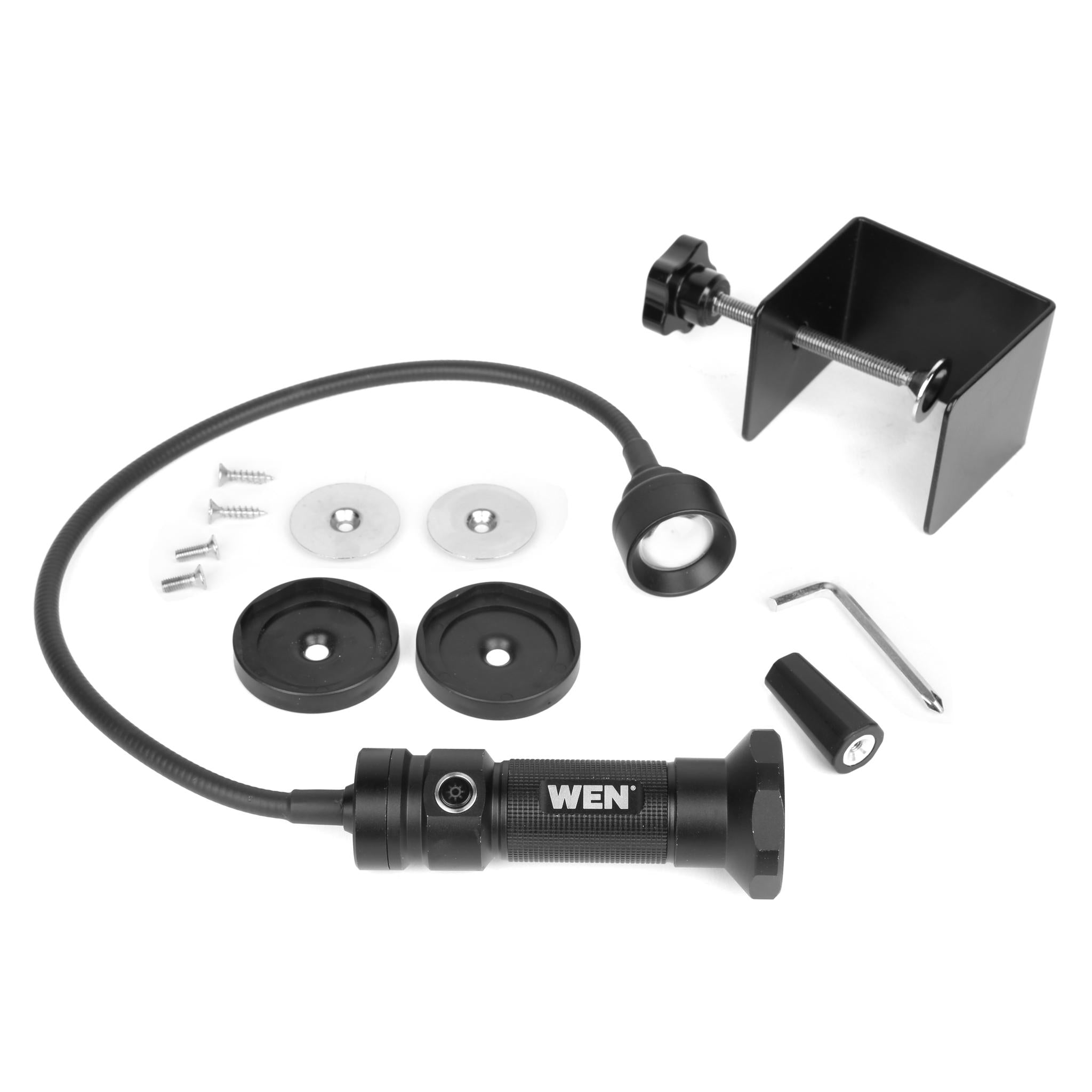 WEN WA120L 24 Inch Flexible Magnetic LED Work Light Kit - Bright Adjustable Task Lighting for Garage, Workshop, and Automotive Repairs