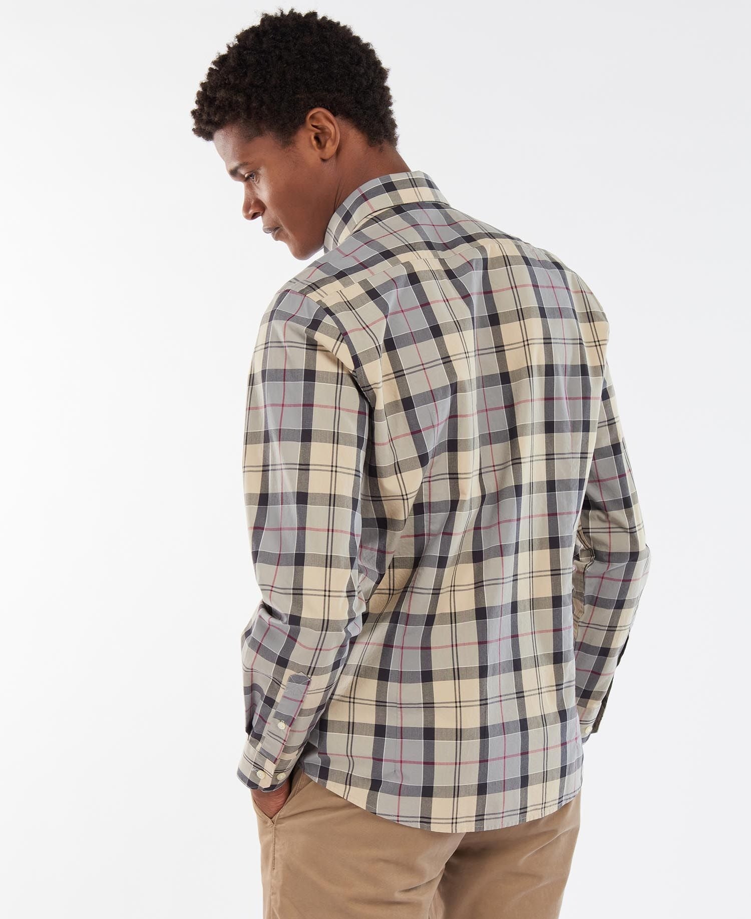 BARBOUR Kippford Tailored Cotton Shirt - Classic Tartan Plaid Button Down for Men | Perfect for Casual Wear, Office & Outdoor Activities