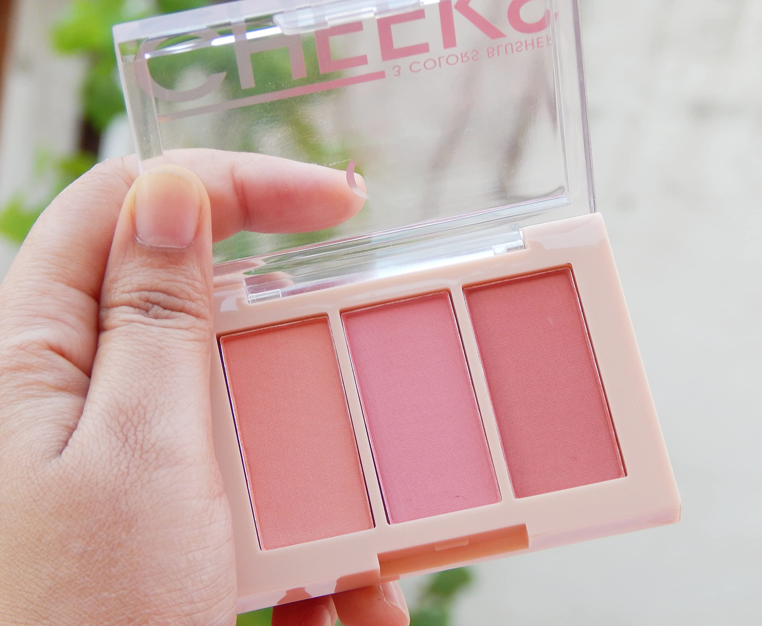 VARS LONDON Cheeks 3-Color Matte Blusher Palette - Natural Face Makeup Blush for Contouring & Highlighting | Perfect for Everyday Wear & Special Occasions