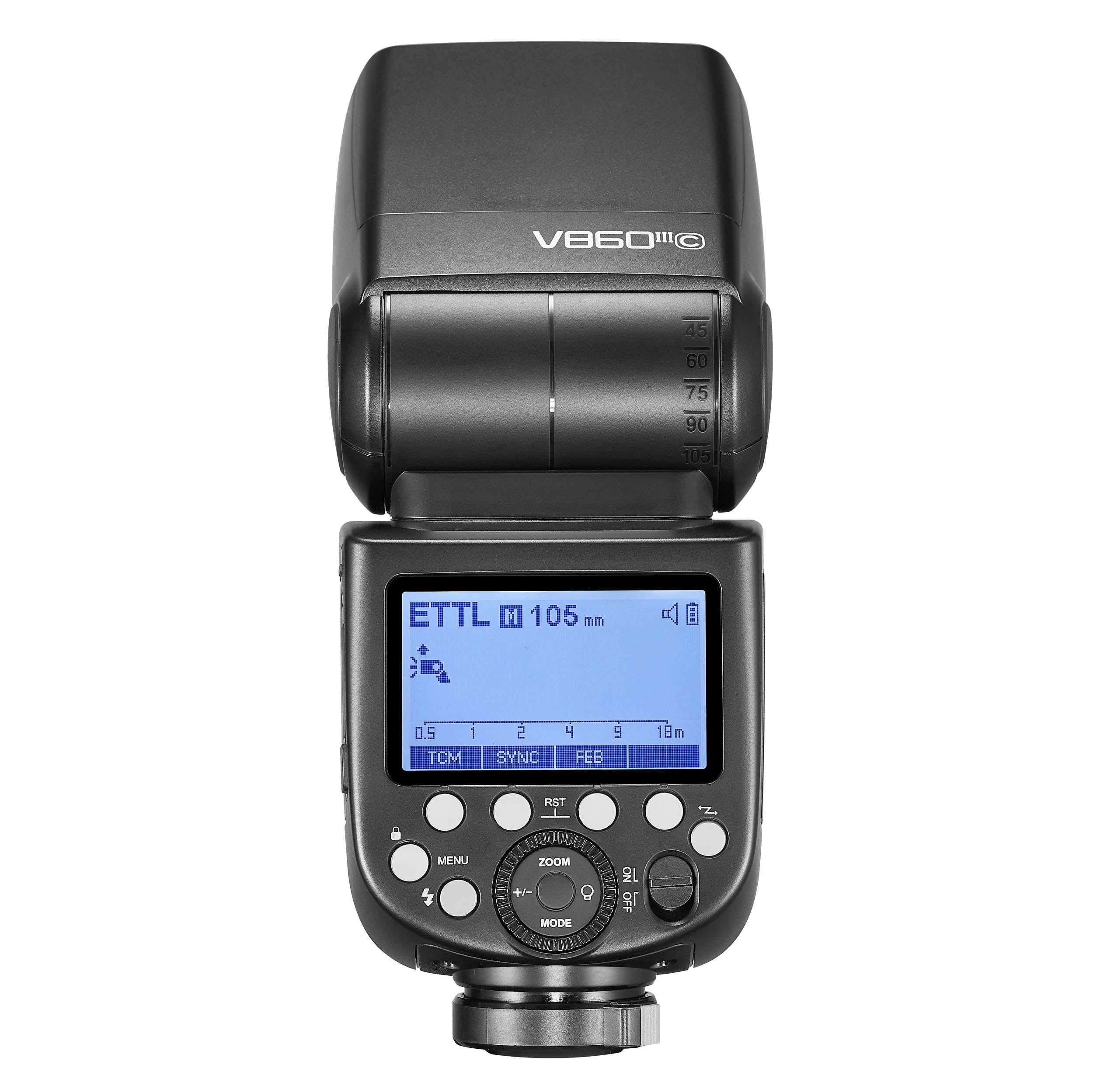 Godox V860III TTL Speedlite Flash with Rechargeable Battery - 2.4GHz Wireless & Metal Hot Shoe for Canon/Nikon/Sony DSLR Cameras - Perfect for Wedding, Portrait & Event Photography