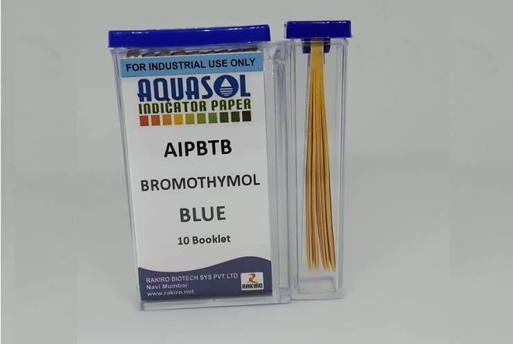 Aquasol pH Test Strips - Accurate BTB Indicator Paper for Water Testing | Home, Lab & Pool Water Quality Monitoring
