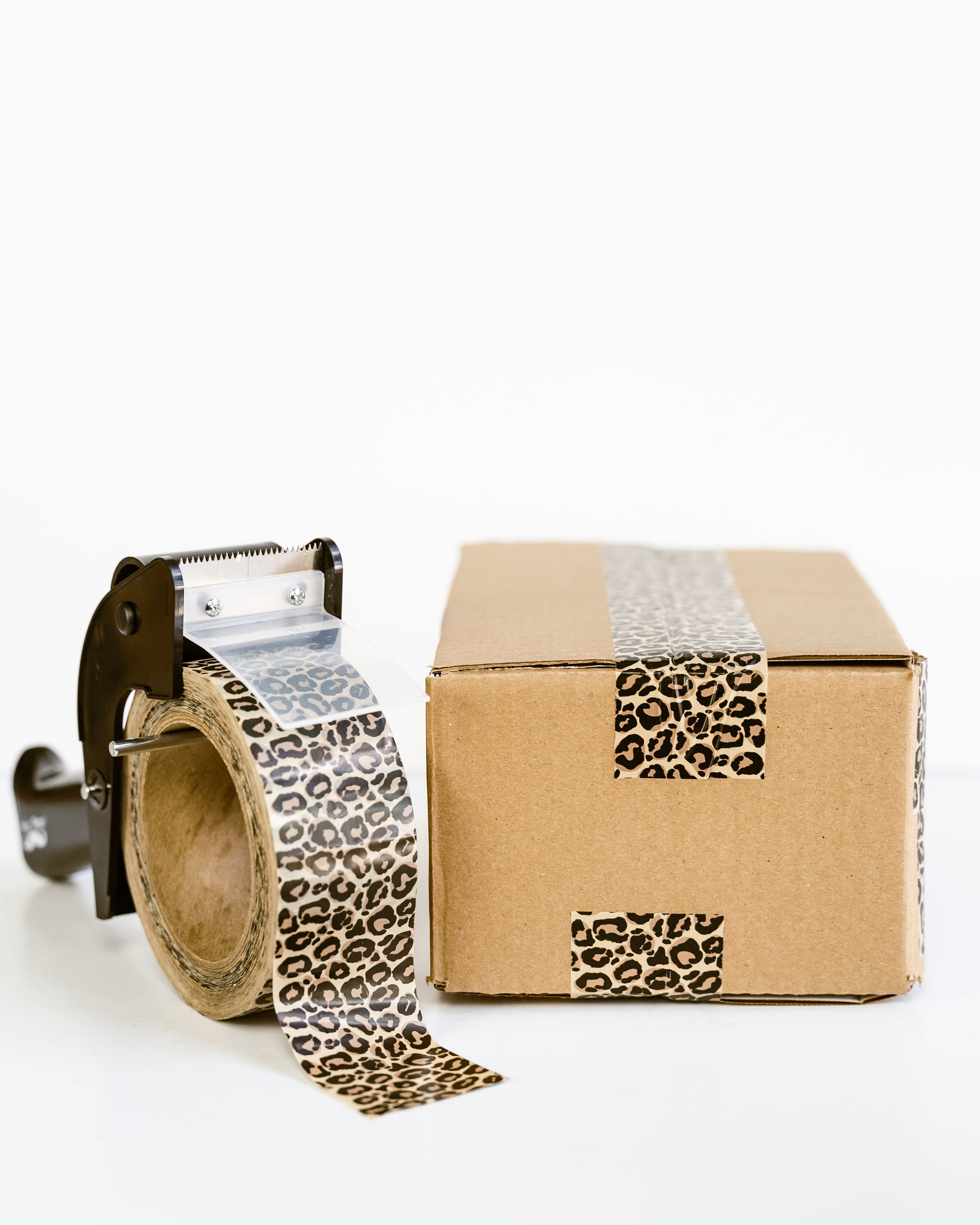 Leopard Print Packaging Tape - Self-Adhesive, Waterproof, Strong Hold for Shipping Boxes, Gifts, and DIY Crafts | Perfect for Ecommerce, Home, and Office Use