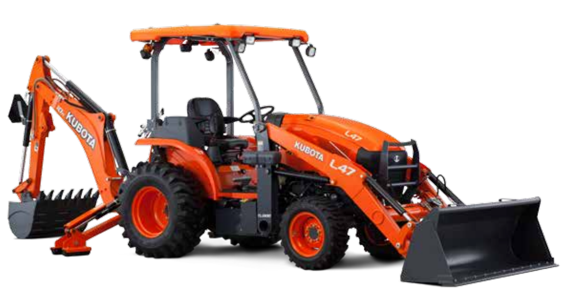 Kubota L47 Tractor - 47.1HP Diesel Engine, Compact Utility Tractor for Farming, Landscaping & Construction Work