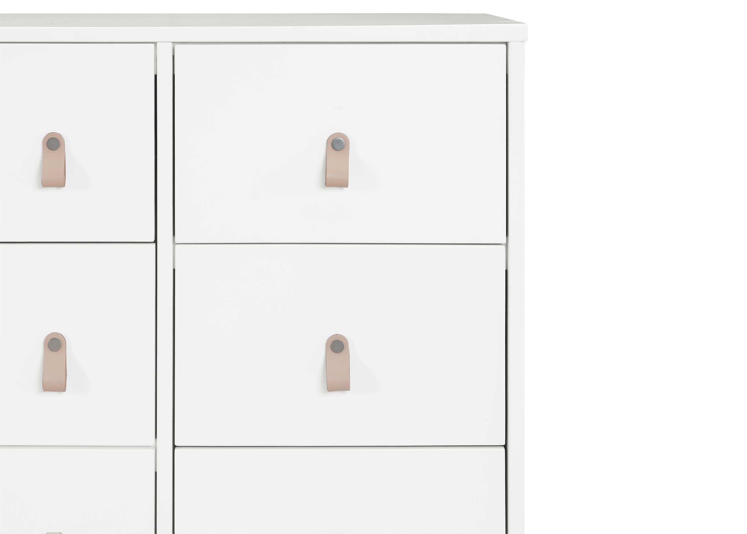 BabyGap Legacy 6-Drawer Dresser with Leather Pulls - Nursery Storage Solution for Baby Clothes & Essentials | Modern Baby Furniture for Bedroom Organization