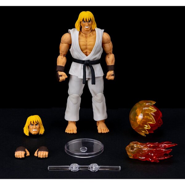 Player 2 Ken 1/12 Scale Exclusive Action Figure - Ultra Street Fighter II: The Final Challengers by Jada Toys | Collectible Fighting Game Character for Display & Gaming Enthusiasts