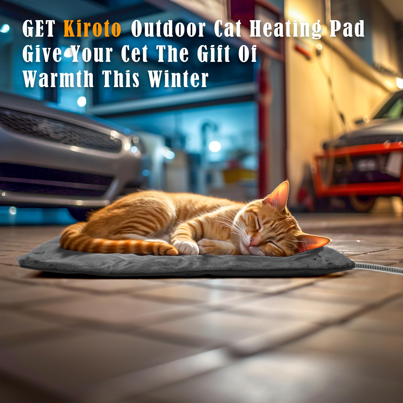 Kiroto Waterproof Electric Heating Pad for Cats - 20