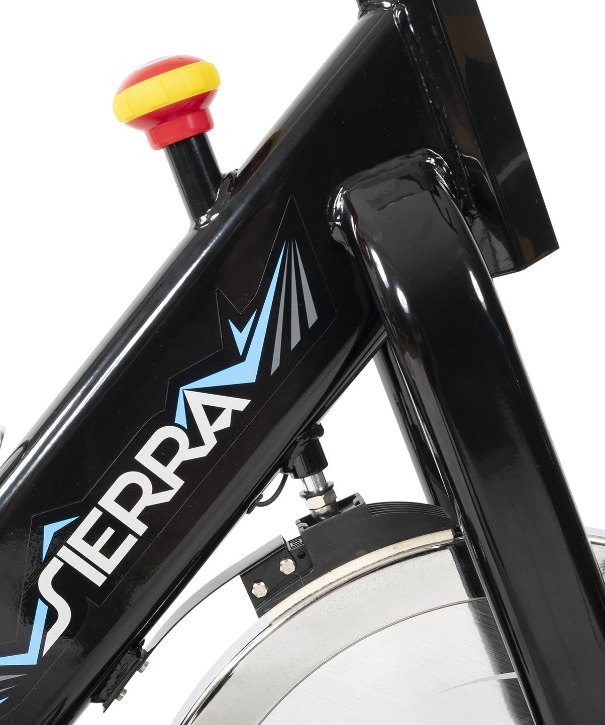 Sierra Spin Bike - Indoor Cycling Exercise Bike for Home Gym, Cardio Workout Equipment with LCD Monitor & Adjustable Resistance - Perfect for Home Fitness, Weight Loss & Cycling Training