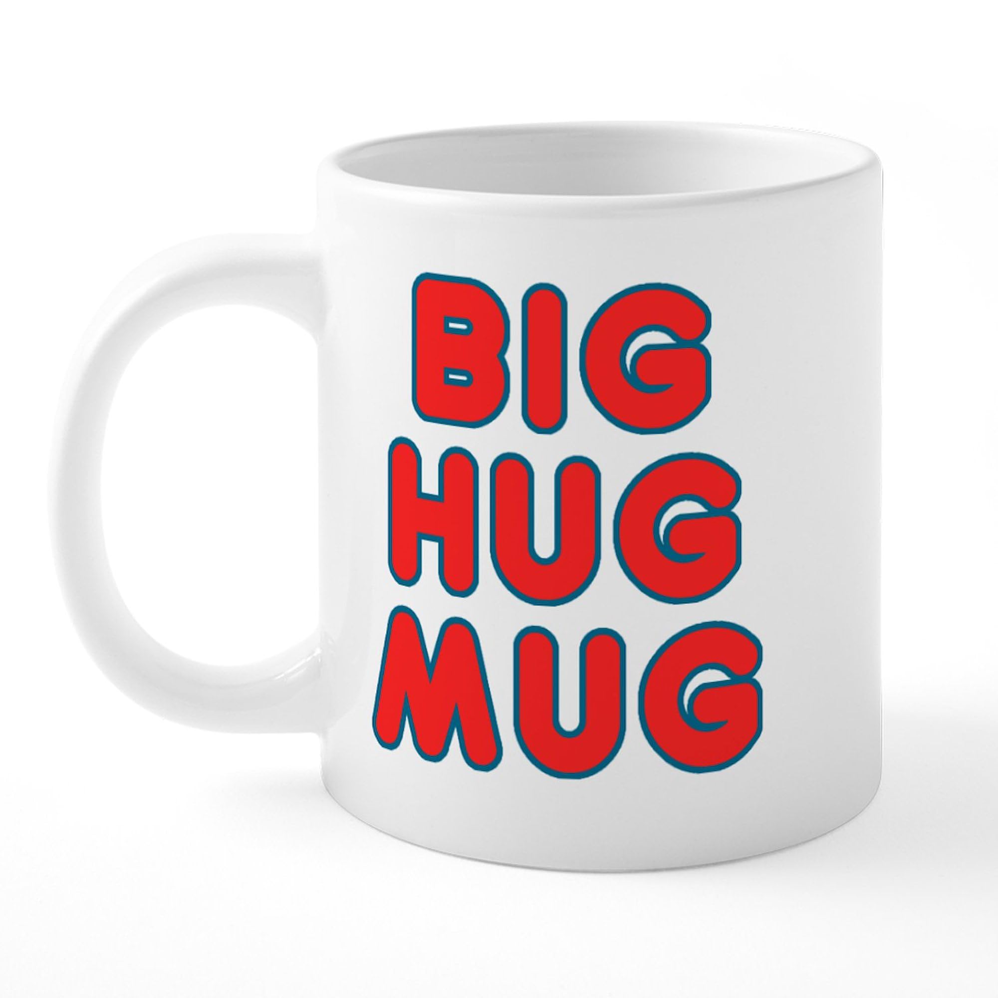 Big Hug Mug - 20 oz Large Ceramic Coffee Cup for Tea & Hot Drinks - Perfect for Home, Office, or Gift Giving