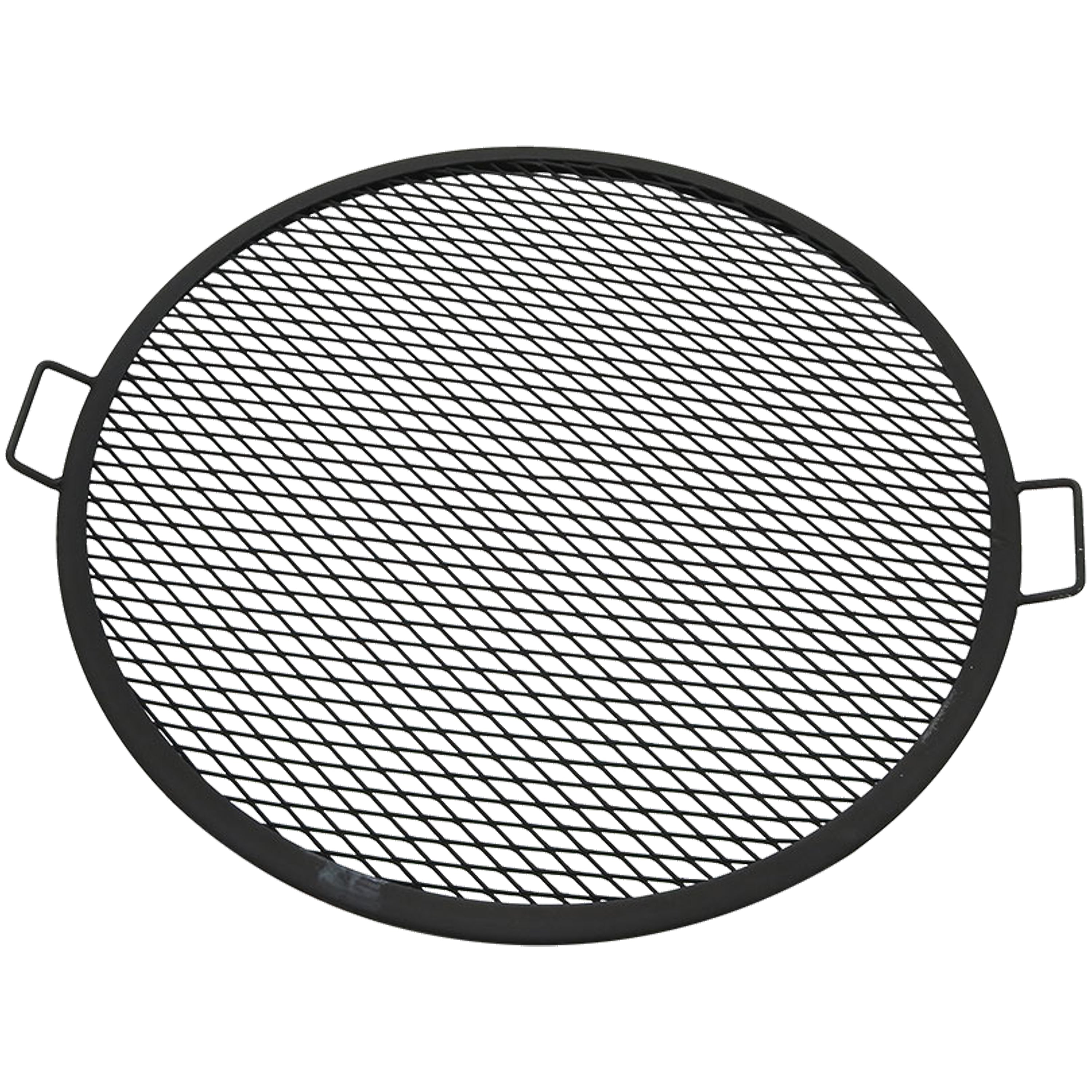 Sunnydaze X Marks Round Cooking Grate - Heavy Duty Campfire Grill for Outdoor BBQ, Picnics & Backyard Grilling - Perfect for Camping, Tailgating & Patio Parties