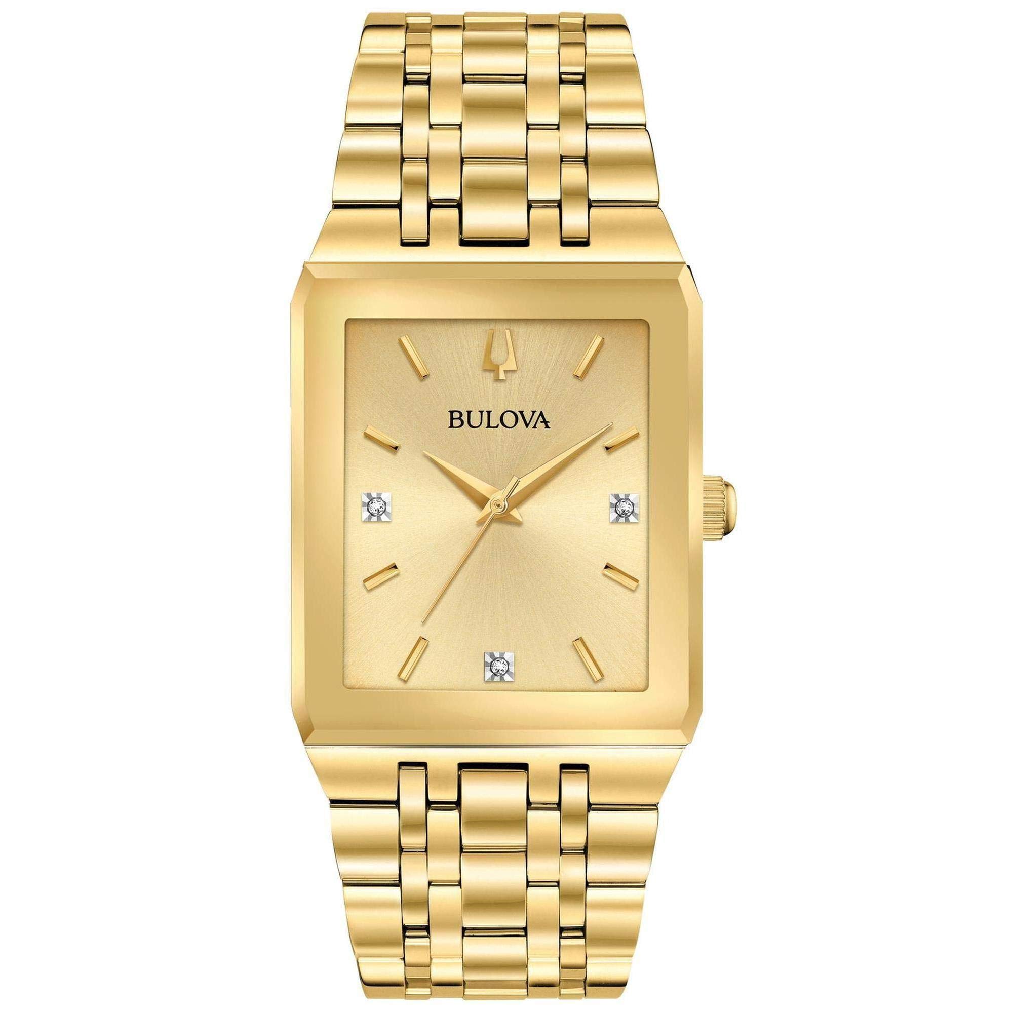 Bulova Men's Modern Stainless Steel Watch 97D120 - Elegant Dress Watch for Business, Formal Events & Everyday Wear