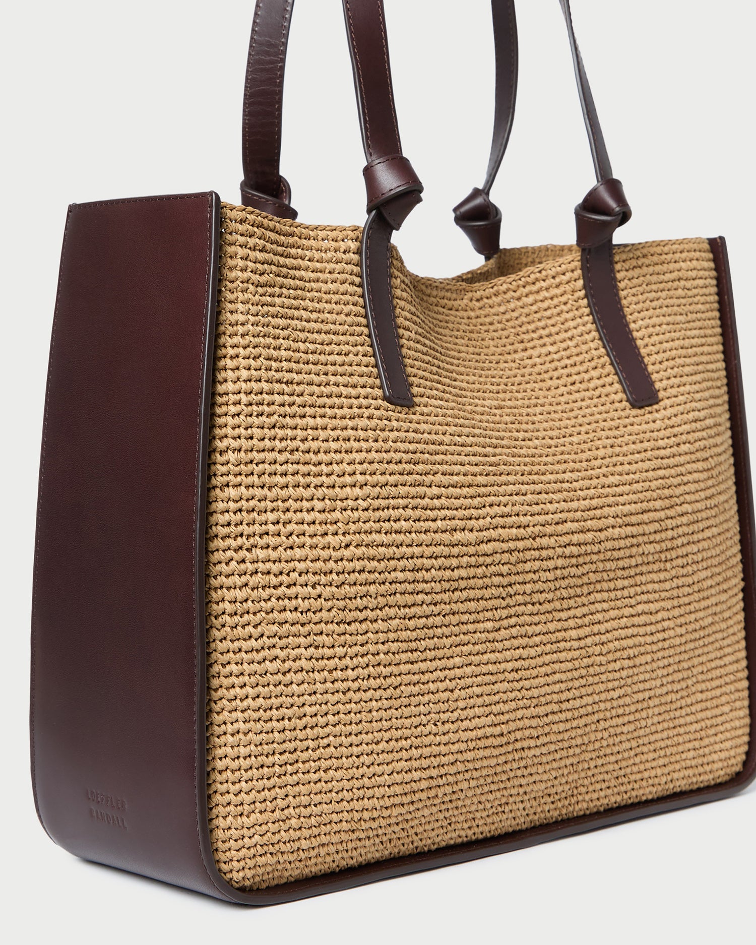 Myra Brown Espresso Crochet Tote Bag - Handmade Bohemian Beach Bag for Women, Perfect for Summer Outings, Shopping & Travel Accessories