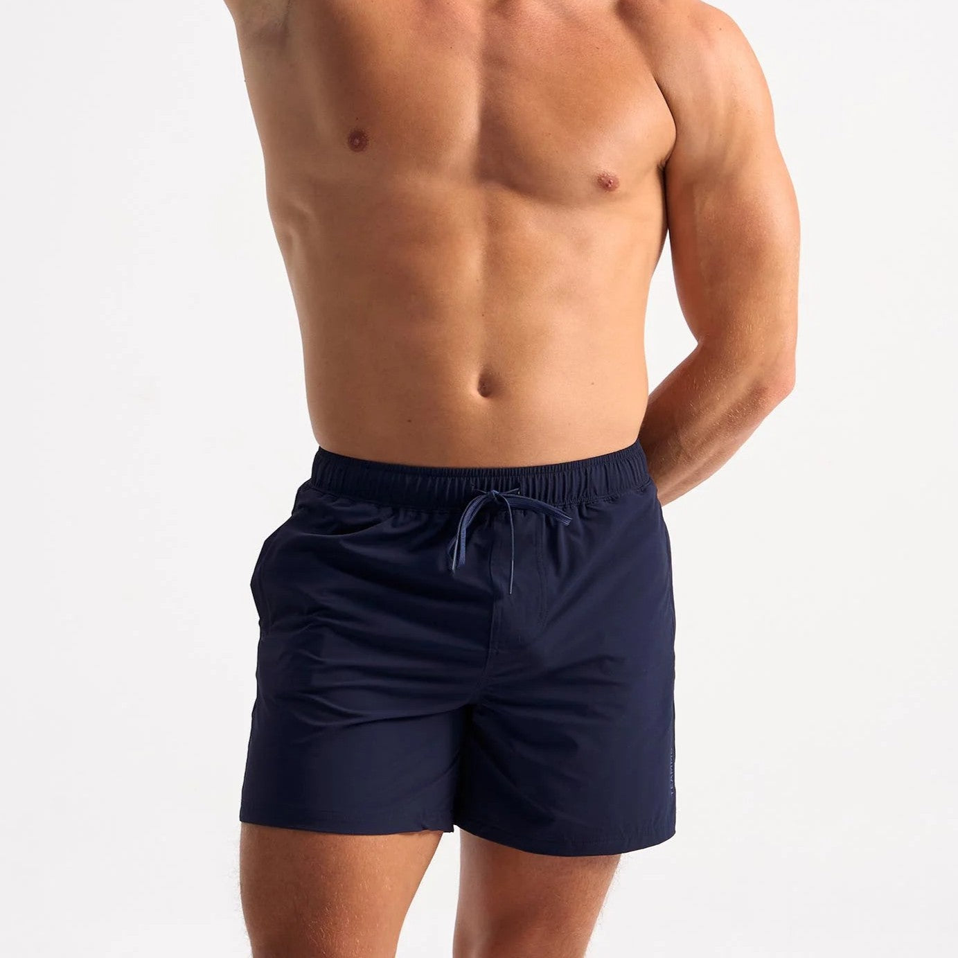 Teamm8 Bolt 5 Shorts - Men's Navy Blue Athletic Running Shorts for Gym, Workout & Casual Wear