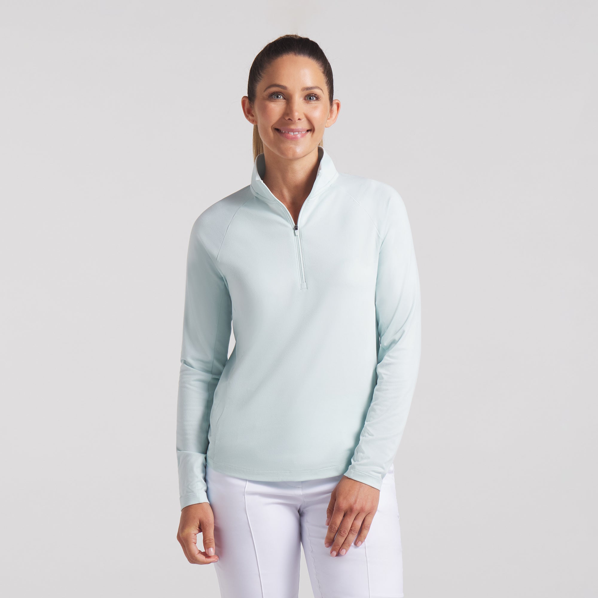 Women's Pure 2.0 Golf 1/4 Zip Pullover - Lightweight Performance Shirt for Golfing & Outdoor Activities | Moisture-Wicking & UV Protection