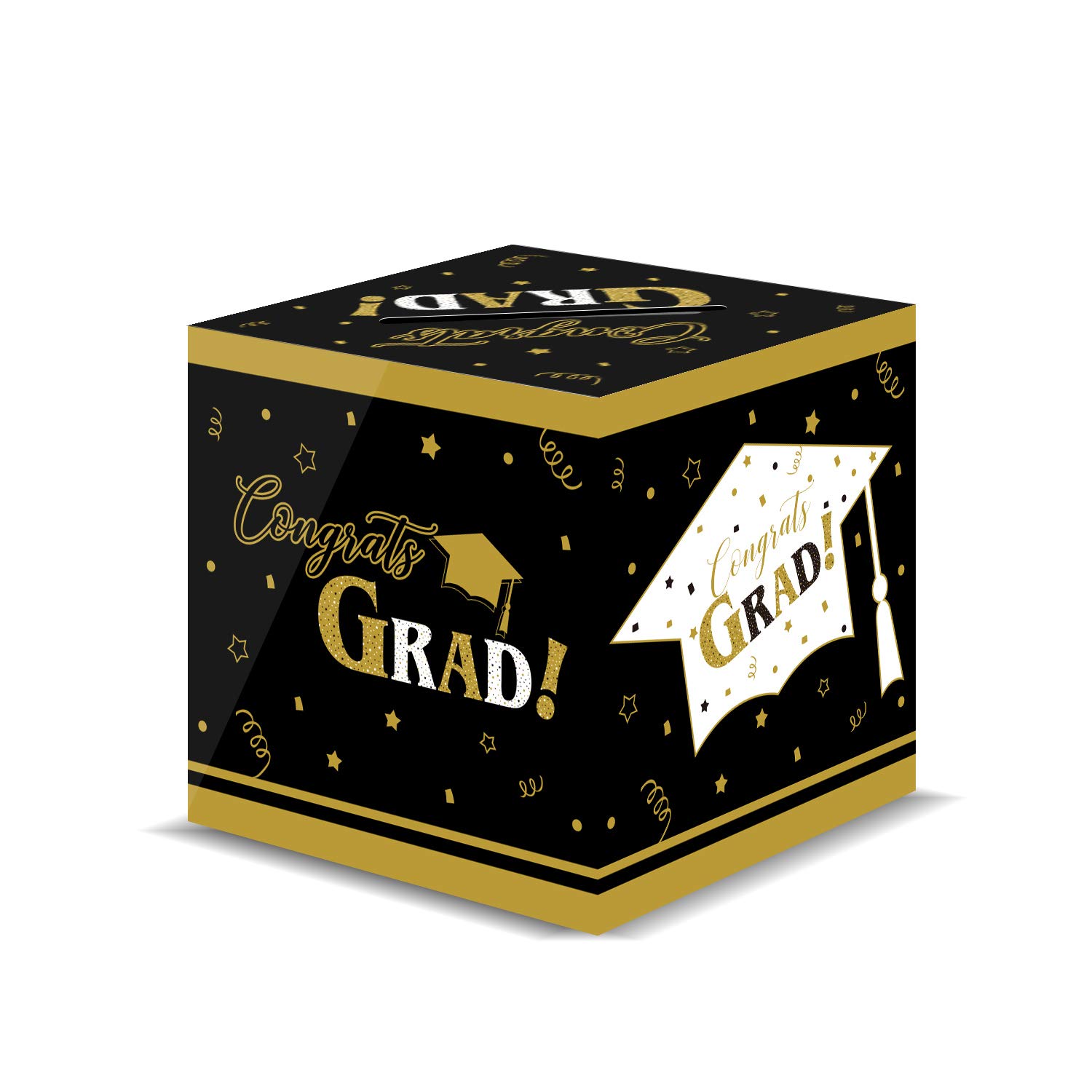Gatherfun 2022 Graduation Party Decorations Set - Graduation Gift Box, Congrats Grad Card Box, Party Favors & Supplies for Graduation Ceremony, Party Decor, School Celebration